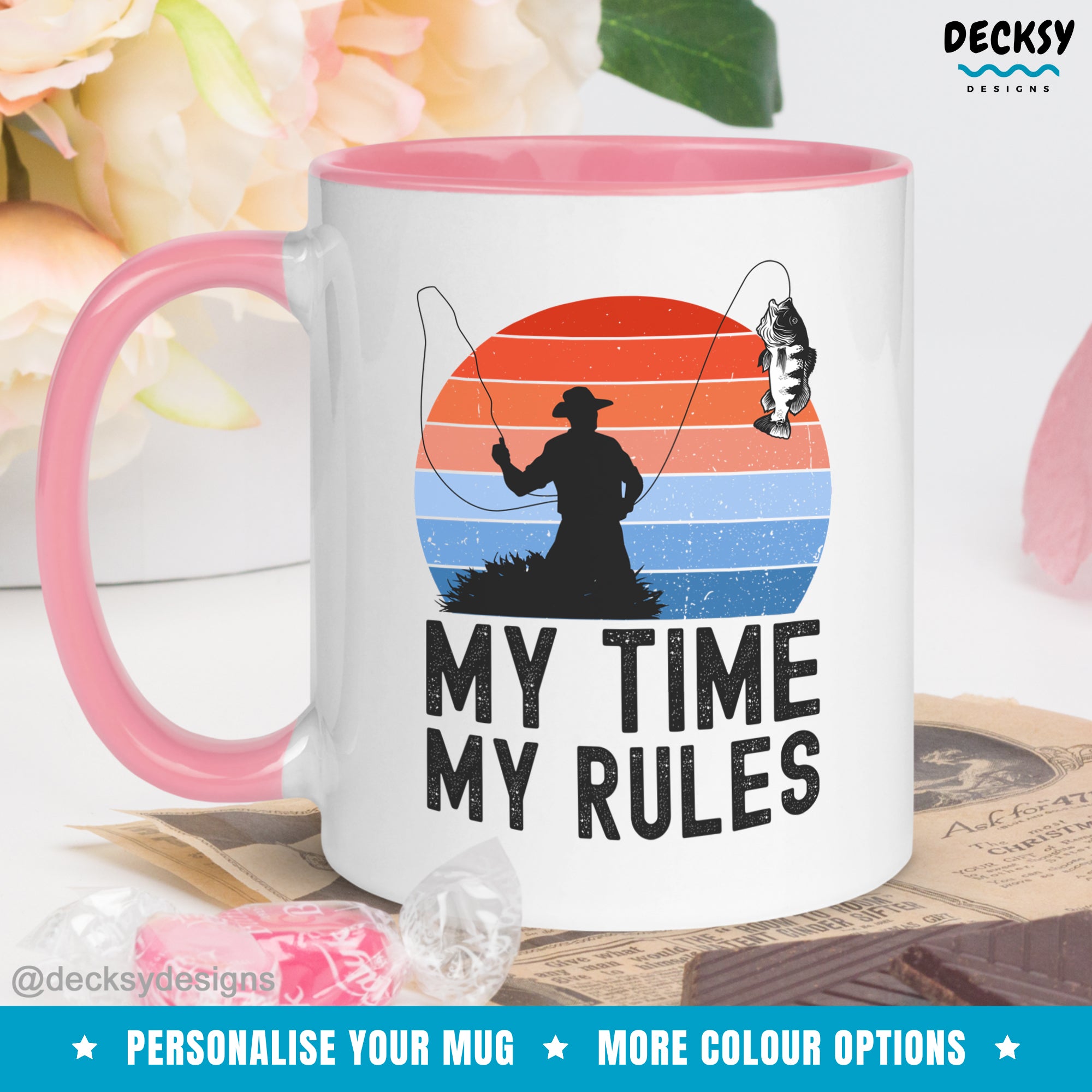 Fishing Retirement Mug, Custom Retired Gift For Dad