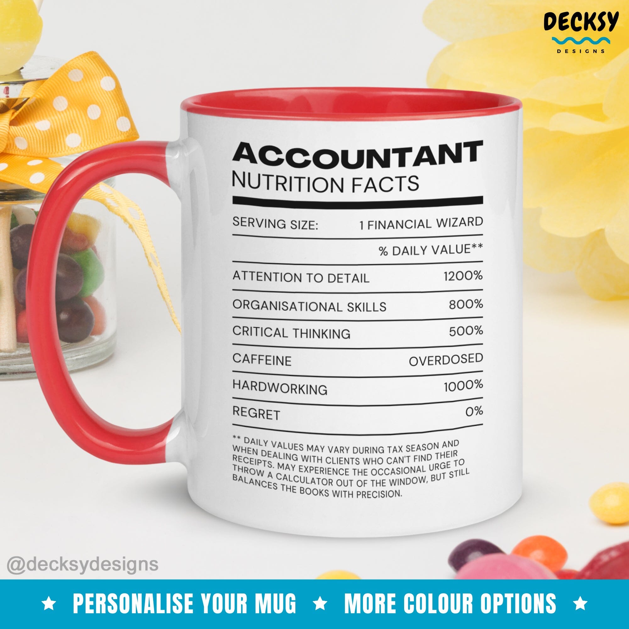 Accountant Mug, Tax Season Gift Home & Living:Kitchen & Dining:Drink & Barware:Drinkware:Mugs DecksyDesigns