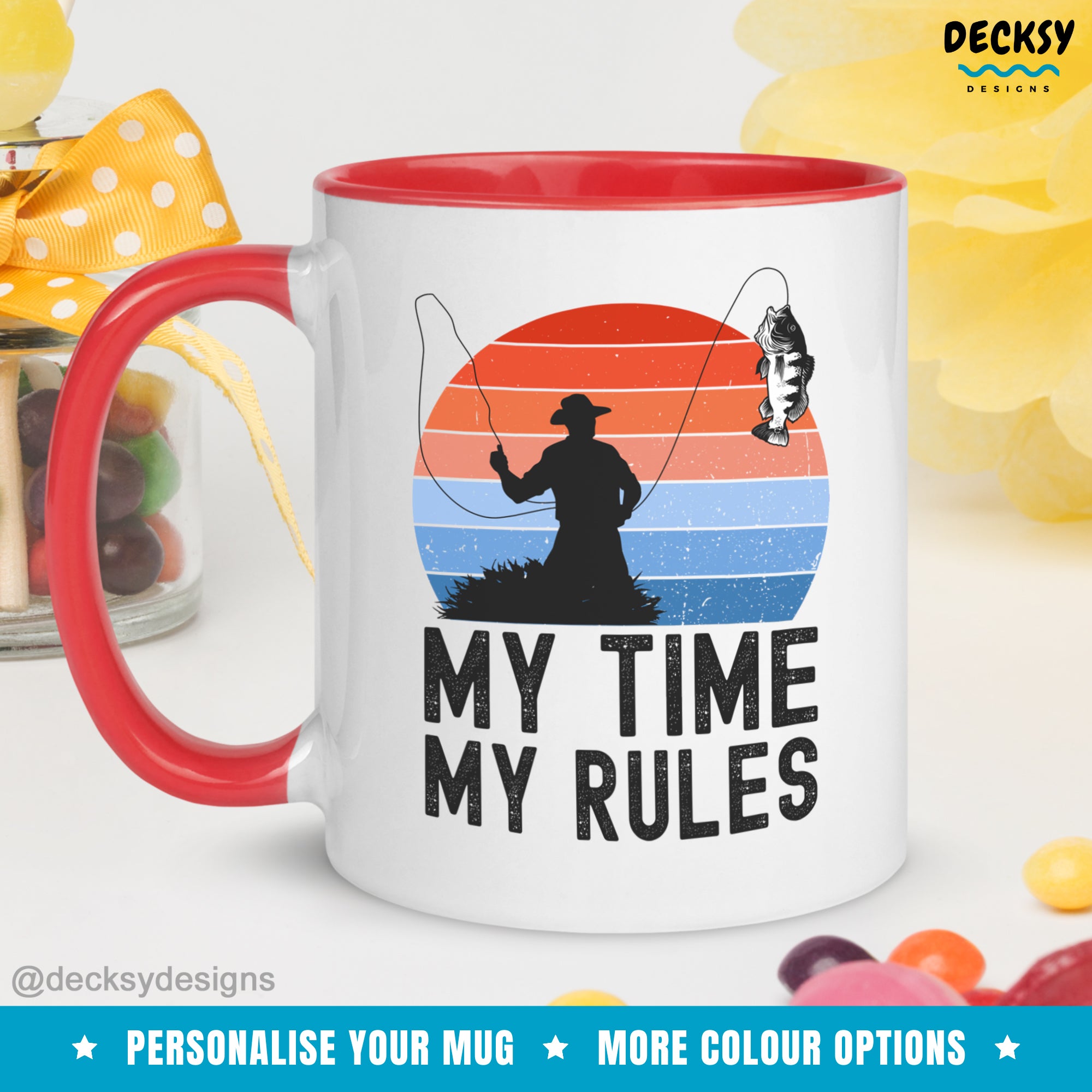 Fishing Retirement Mug, Custom Retired Gift For Dad