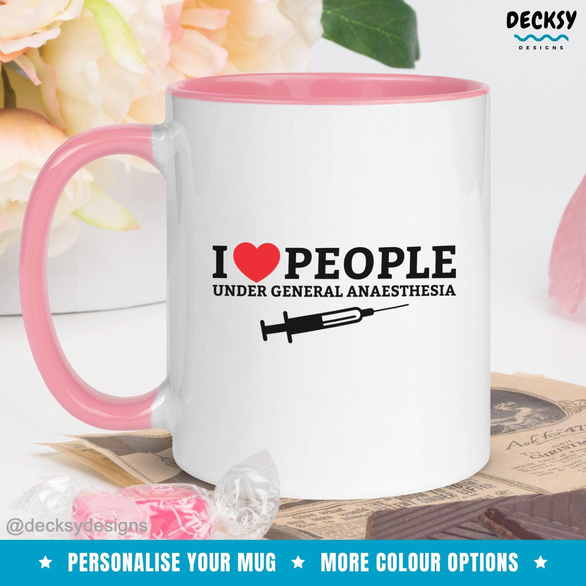 Anesthesiologist Mug, Custom Gift For Anaesthetist-Home & Living:Kitchen & Dining:Drink & Barware:Drinkware:Mugs-DecksyDesigns-White Mug 11 oz-NO PERSONALISATION-DecksyDesigns
