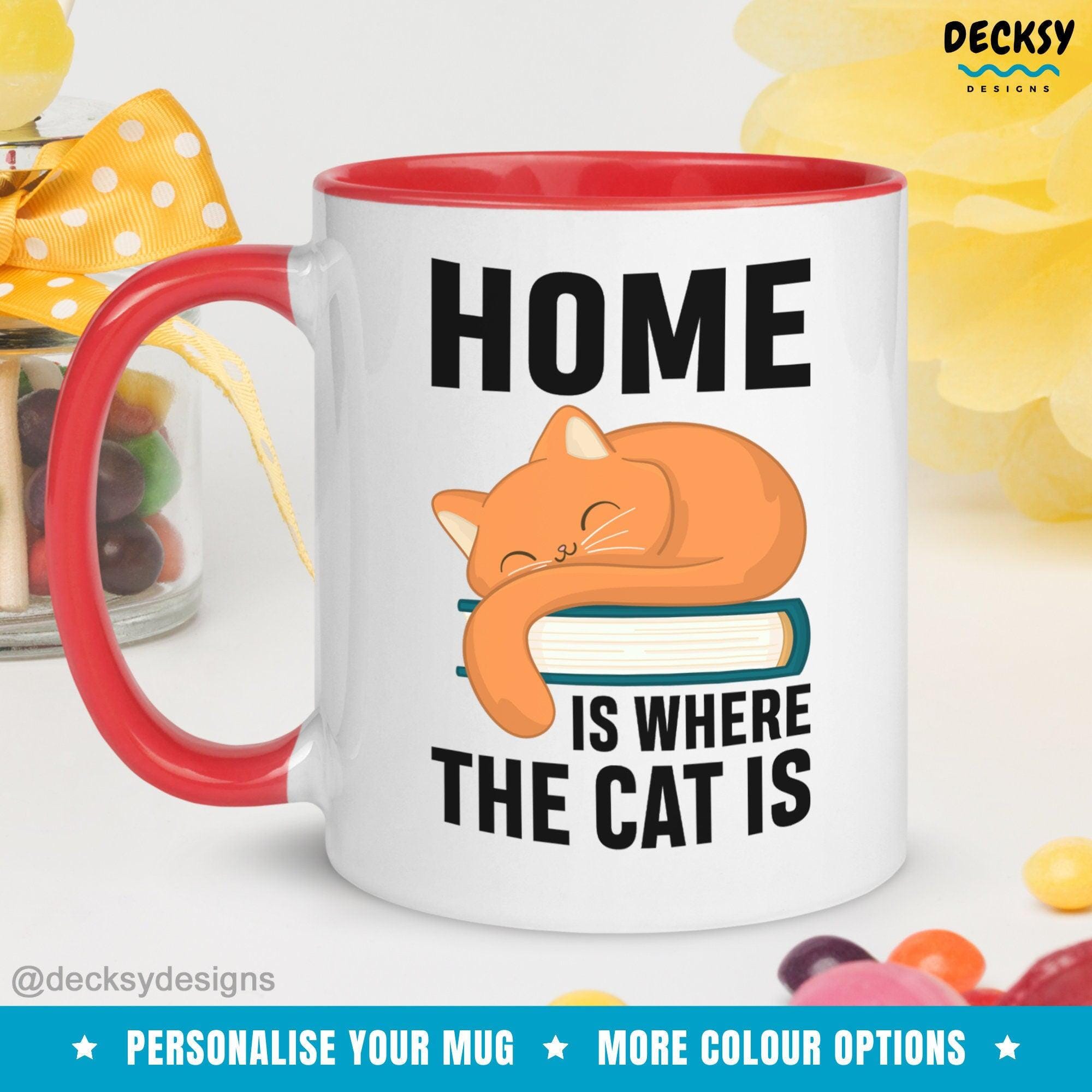 Custom Cat Lover Mug, Pet Lovers Gift-Home & Living:Kitchen & Dining:Drink & Barware:Drinkware:Mugs-DecksyDesigns-White Mug 11 oz-NO PERSONALISATION-DecksyDesigns