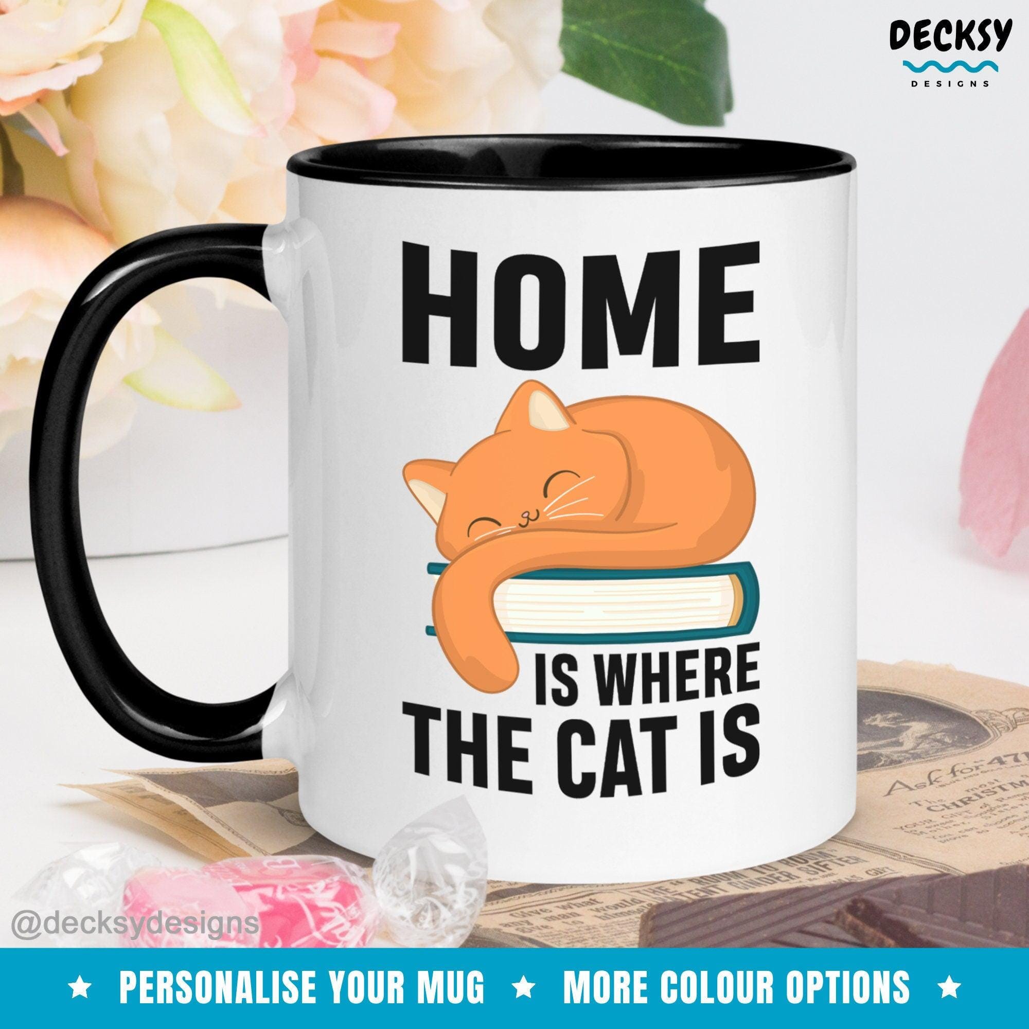 Custom Cat Lover Mug, Pet Lovers Gift-Home & Living:Kitchen & Dining:Drink & Barware:Drinkware:Mugs-DecksyDesigns-White Mug 11 oz-NO PERSONALISATION-DecksyDesigns