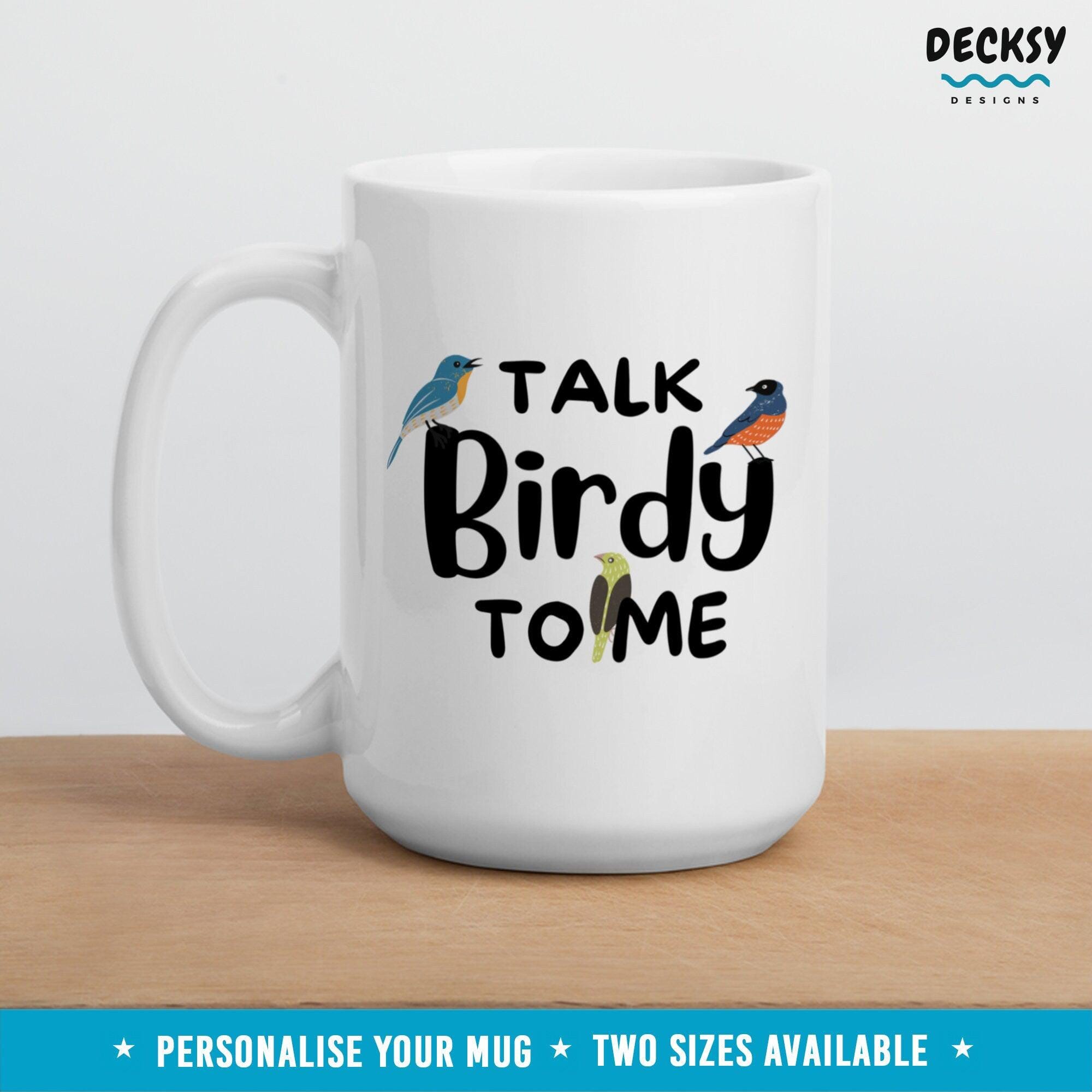 Funny Bird Mug, Bird Lover Gift-Home & Living:Kitchen & Dining:Drink & Barware:Drinkware:Mugs-DecksyDesigns-11 Oz-NO PERSONALISATION-DecksyDesigns