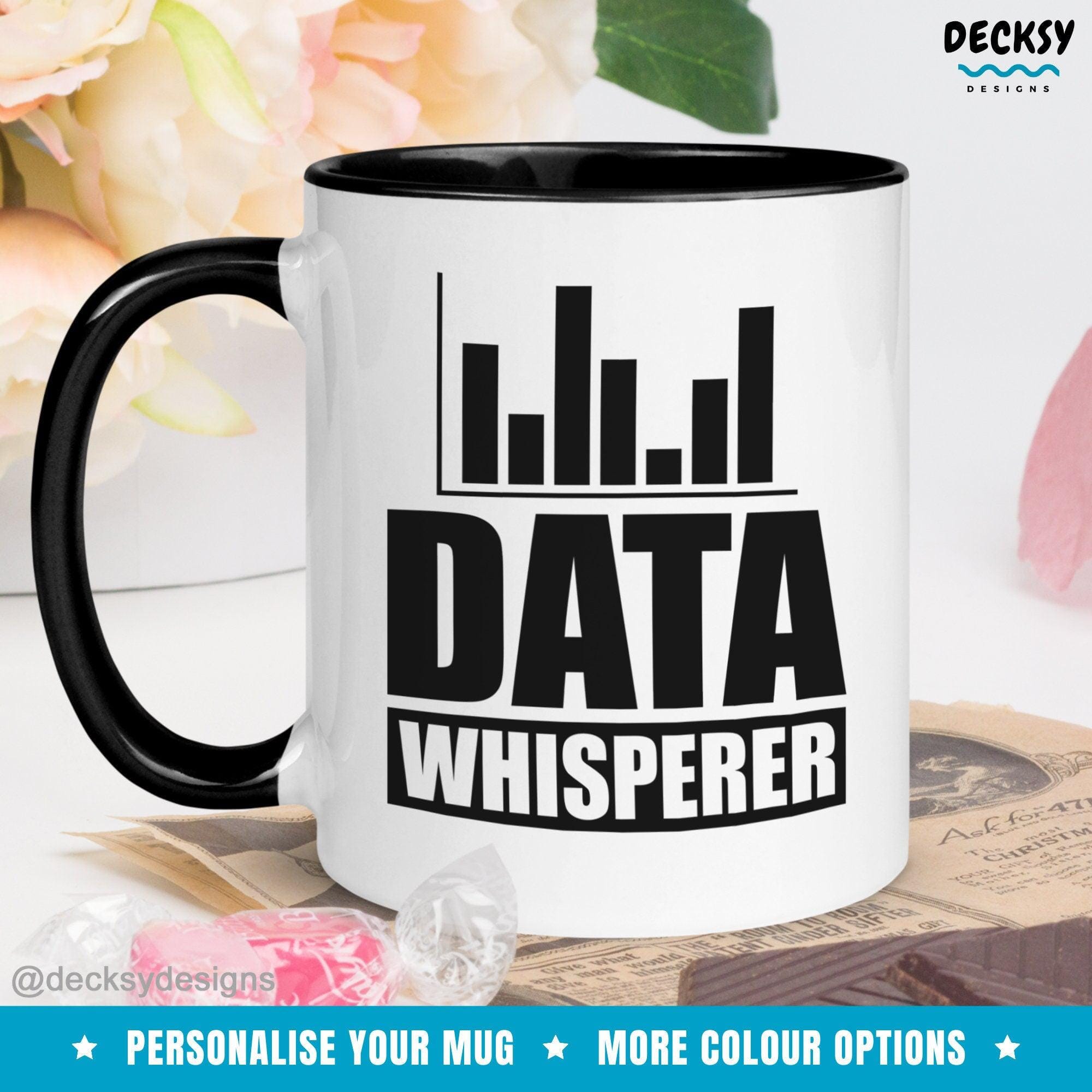 Funny Data Analyst Mug, Gift for Data Scientist-Home & Living:Kitchen & Dining:Drink & Barware:Drinkware:Mugs-DecksyDesigns-White Mug 11 oz-NO PERSONALISATION-DecksyDesigns
