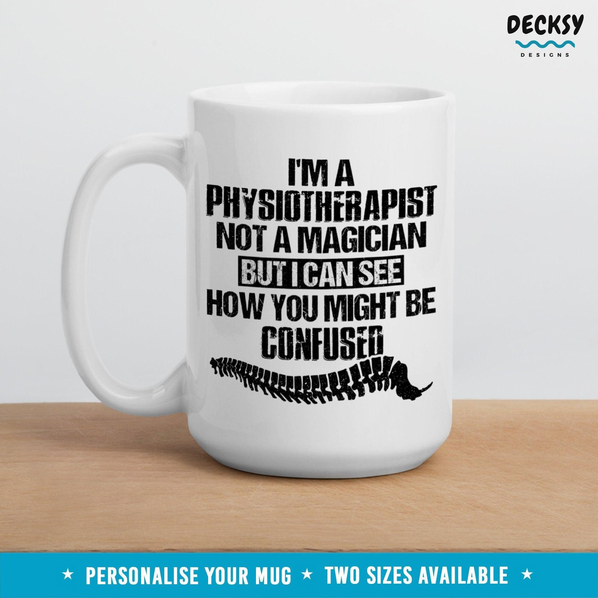 Physiotherapist Mug, Therapist Gift-Home & Living:Kitchen & Dining:Drink & Barware:Drinkware:Mugs-DecksyDesigns-11 Oz-NO PERSONALISATION-DecksyDesigns
