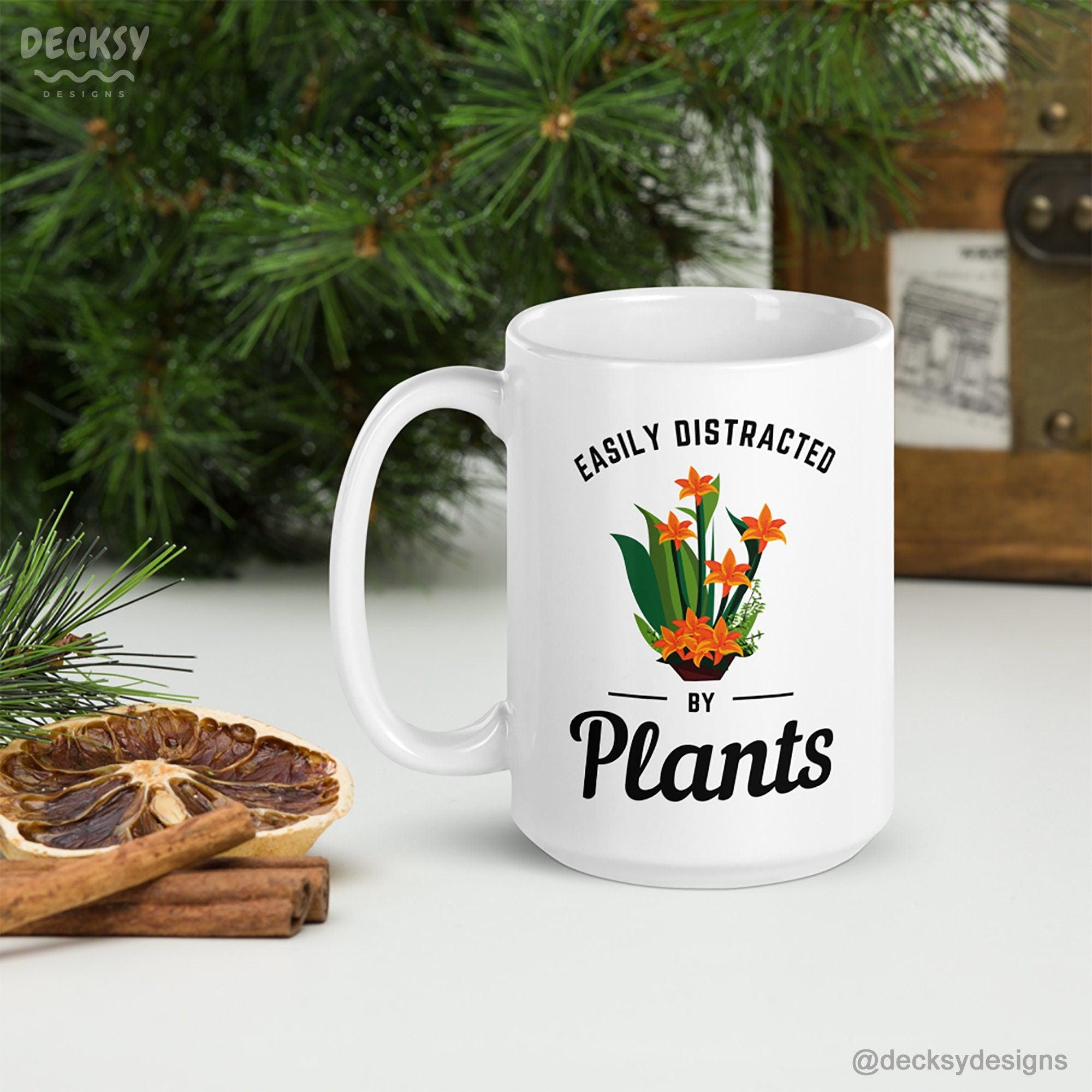 Plant Lover Gift, Funny Gardening Mug-Home & Living:Kitchen & Dining:Drink & Barware:Drinkware:Mugs-DecksyDesigns-15 Oz-NO PERSONALISATION-DecksyDesigns