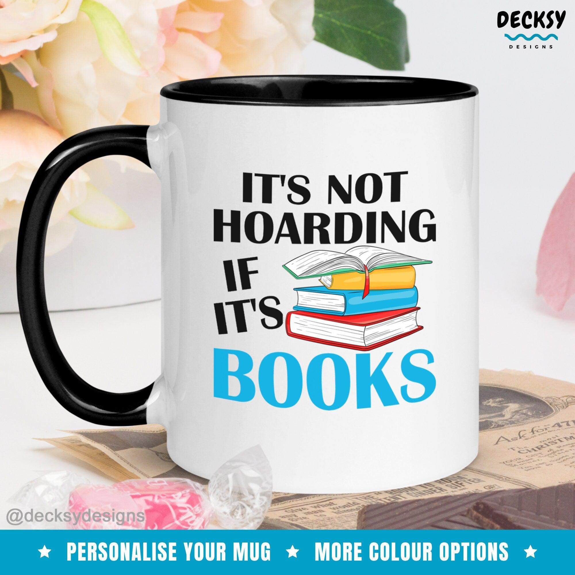Readers Mug, Personalised Book Nerd Gift-Home & Living:Kitchen & Dining:Drink & Barware:Drinkware:Mugs-DecksyDesigns-White Mug 11 oz-NO PERSONALISATION-DecksyDesigns