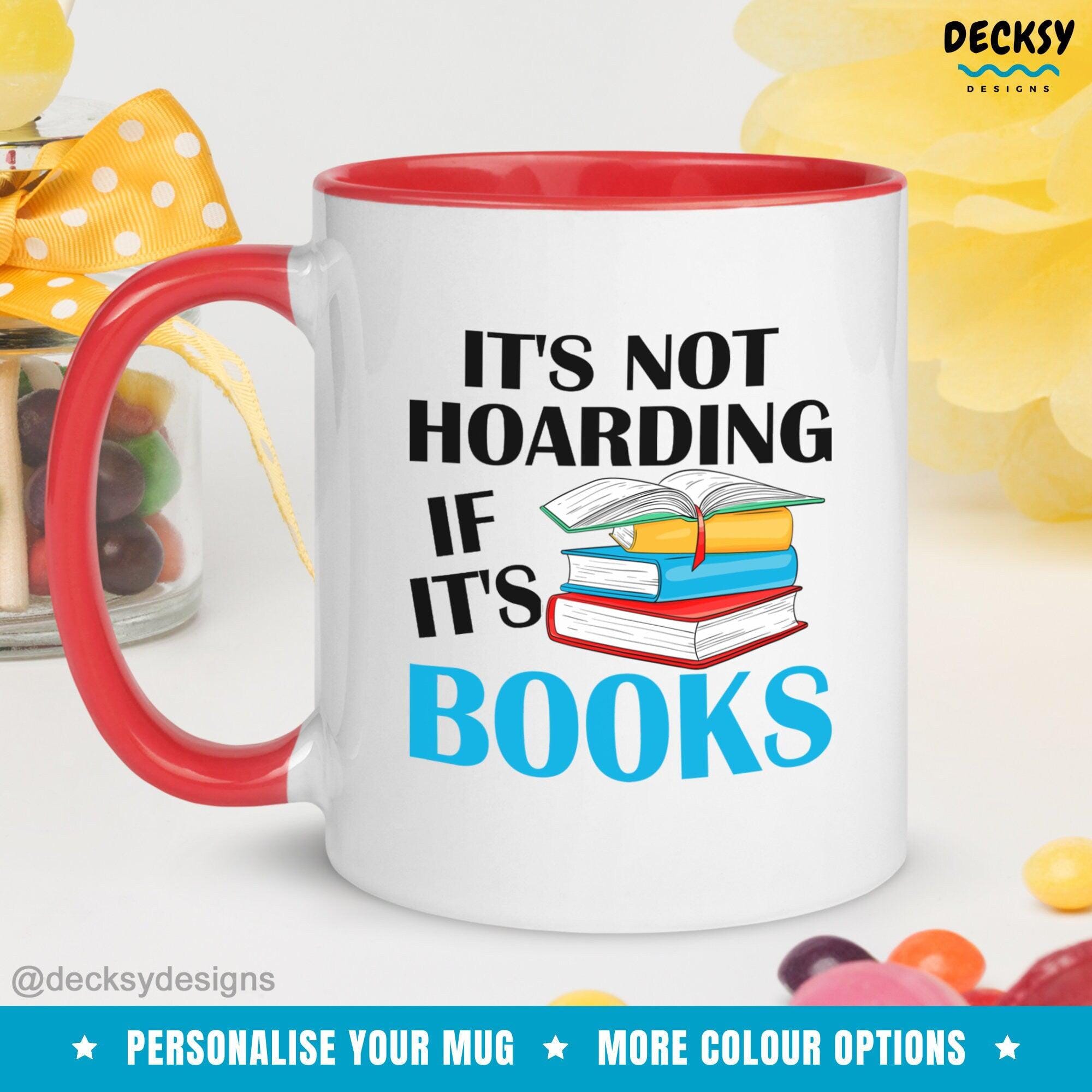 Readers Mug, Personalised Book Nerd Gift-Home & Living:Kitchen & Dining:Drink & Barware:Drinkware:Mugs-DecksyDesigns-White Mug 11 oz-NO PERSONALISATION-DecksyDesigns