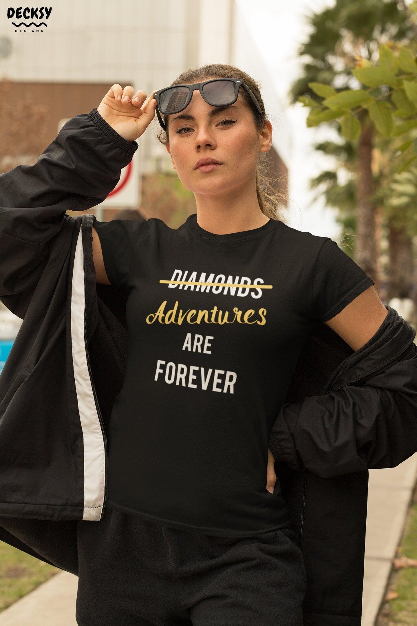 Adventure Shirt, Outdoor Hiking Gift Tee-Clothing:Gender-Neutral Adult Clothing:Tops & Tees:T-shirts:Graphic Tees-DecksyDesigns