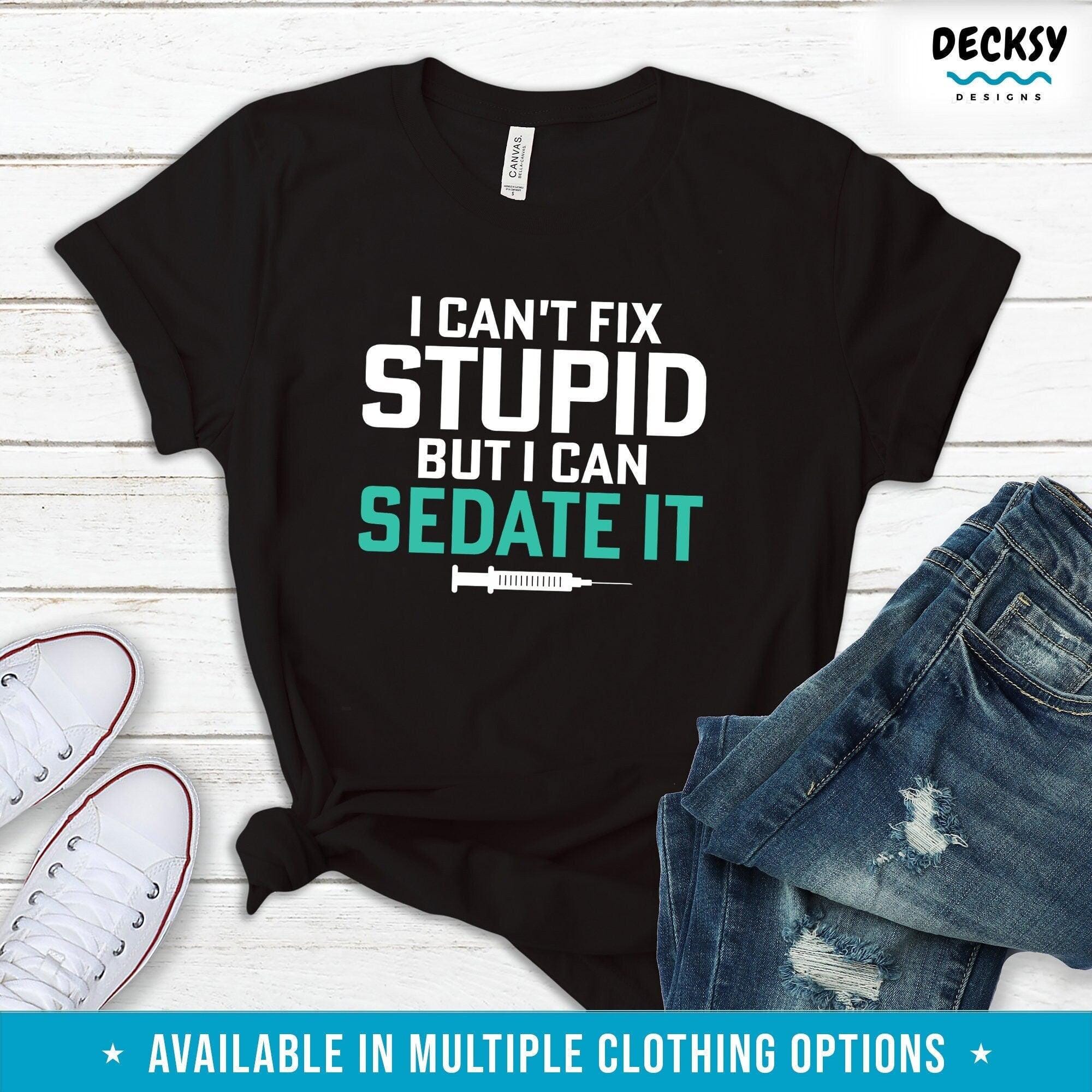 Anesthesiology Shirt, Nurse Gift, Anaesthetist Student Tee-Clothing:Gender-Neutral Adult Clothing:Tops & Tees:T-shirts:Graphic Tees-DecksyDesigns