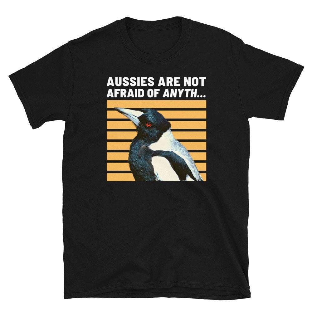 Angry Magpie Shirt, Funny Australia Outdoor Gift-Clothing:Gender-Neutral Adult Clothing:Tops & Tees:T-shirts-DecksyDesigns