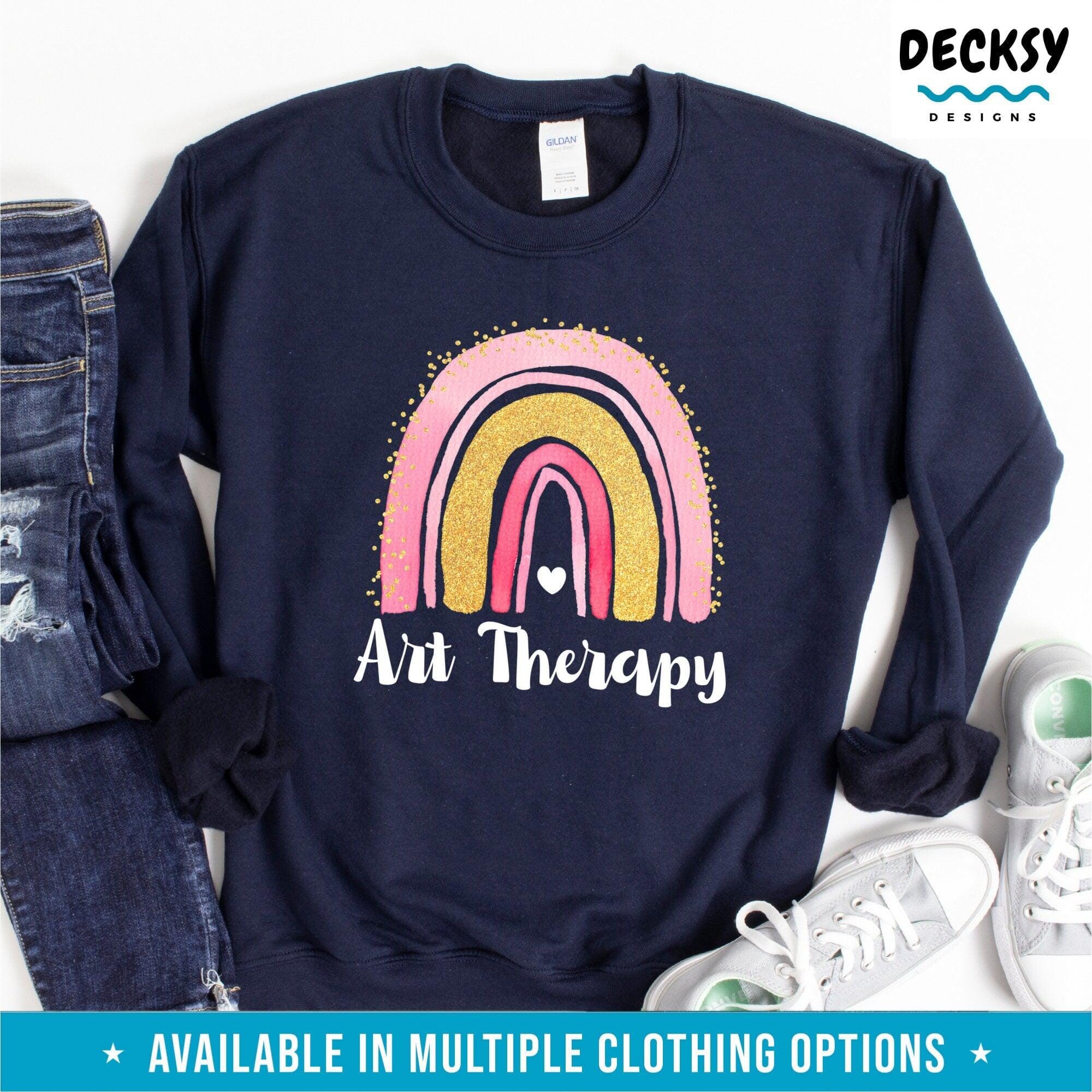 Art Therapy Shirt, Gift for Artist-Clothing:Gender-Neutral Adult Clothing:Tops & Tees:T-shirts:Graphic Tees-DecksyDesigns