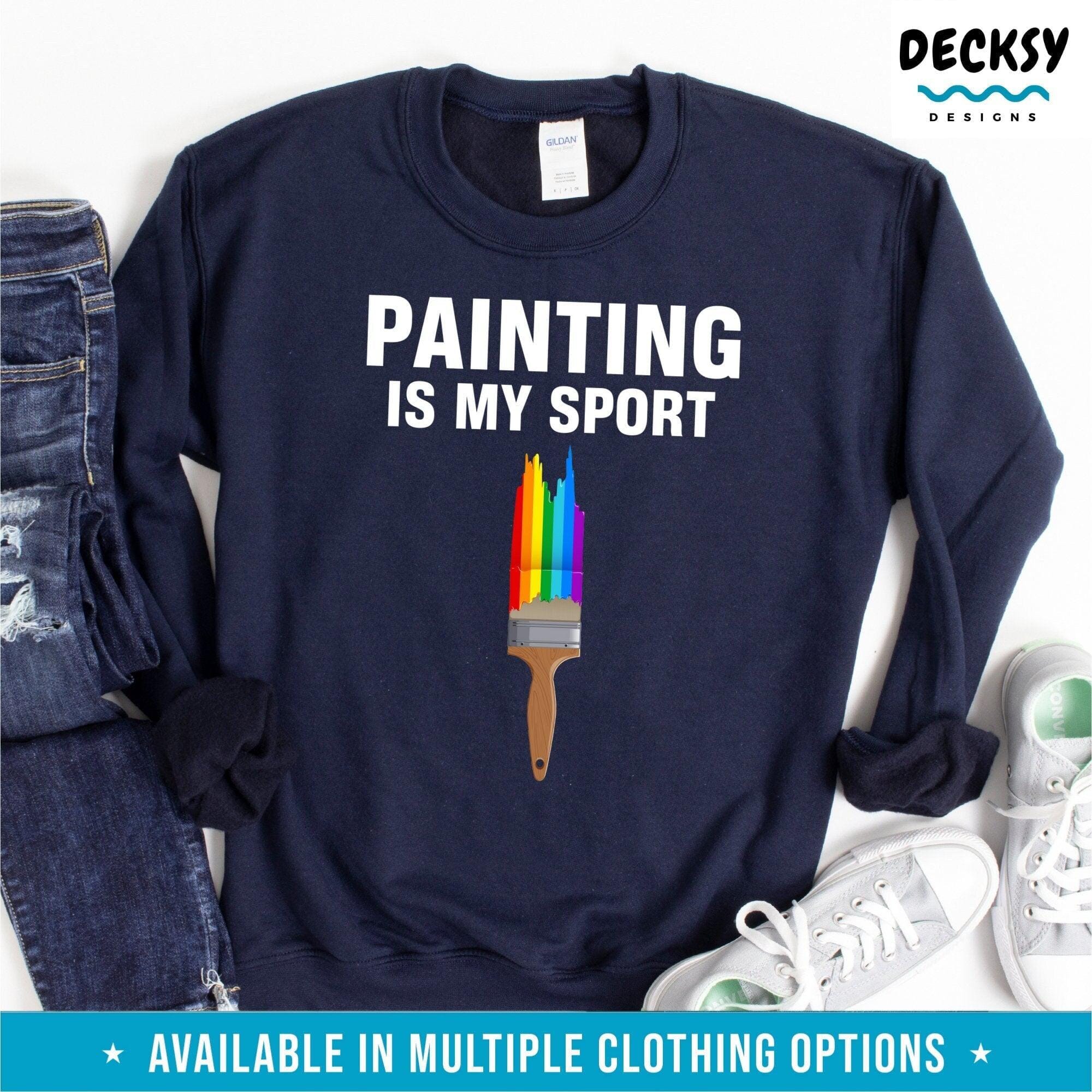 Artist Shirt, Funny Painter Gift-Clothing:Gender-Neutral Adult Clothing:Tops & Tees:T-shirts:Graphic Tees-DecksyDesigns