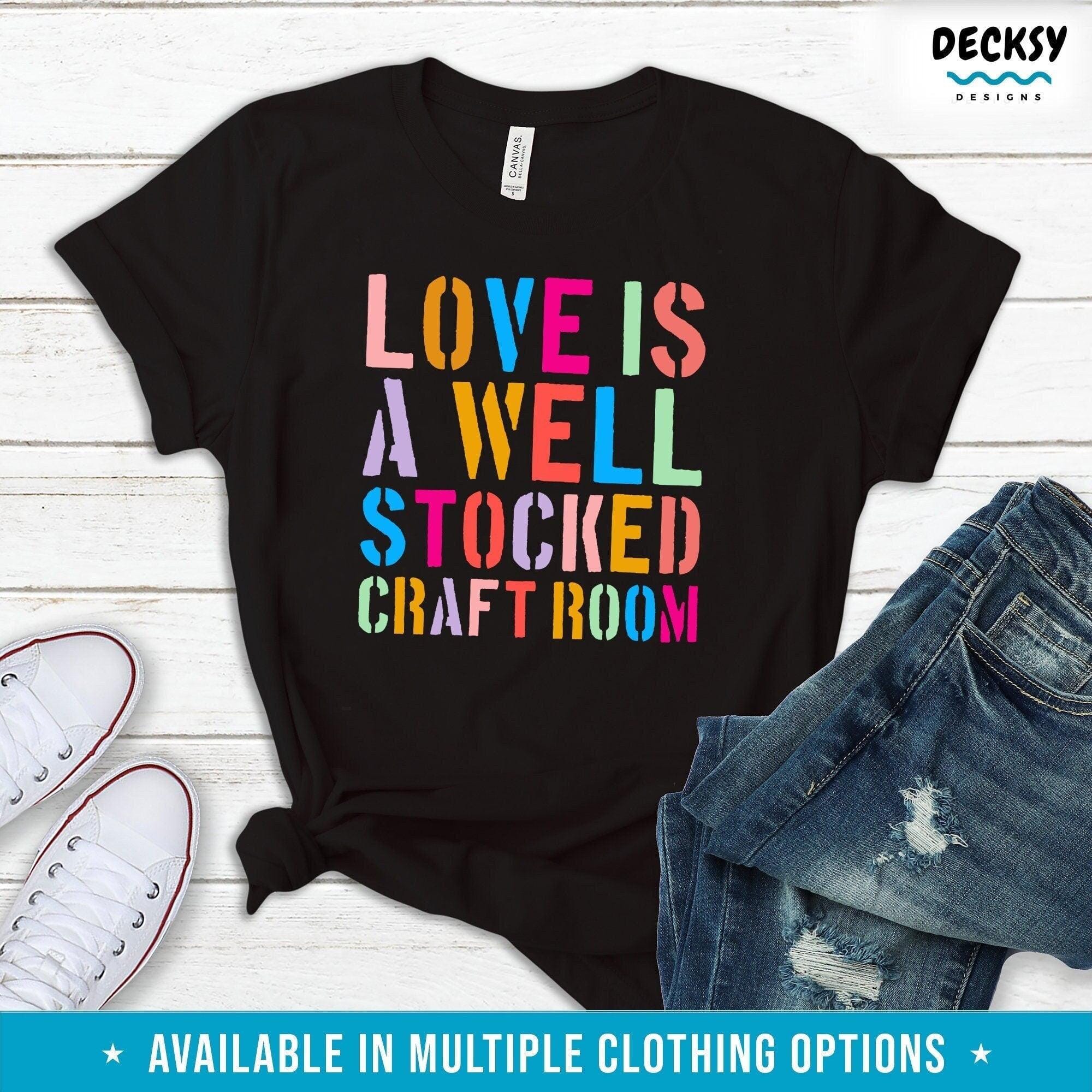 Artist Shirt, Gifts For Crafters-Clothing:Gender-Neutral Adult Clothing:Tops & Tees:T-shirts:Graphic Tees-DecksyDesigns