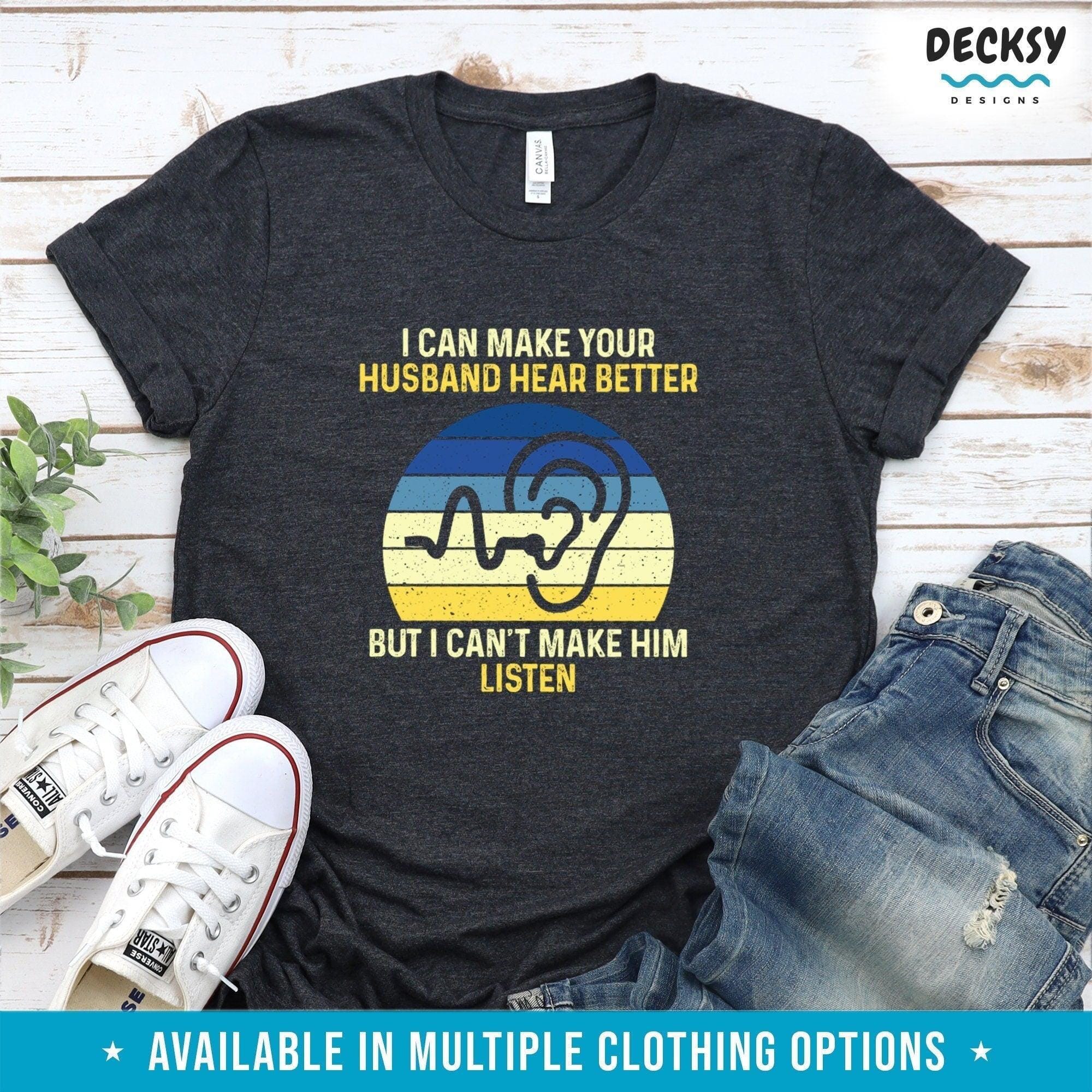 Audiology Shirt, Audiologist Gift-Clothing:Gender-Neutral Adult Clothing:Tops & Tees:T-shirts:Graphic Tees-DecksyDesigns