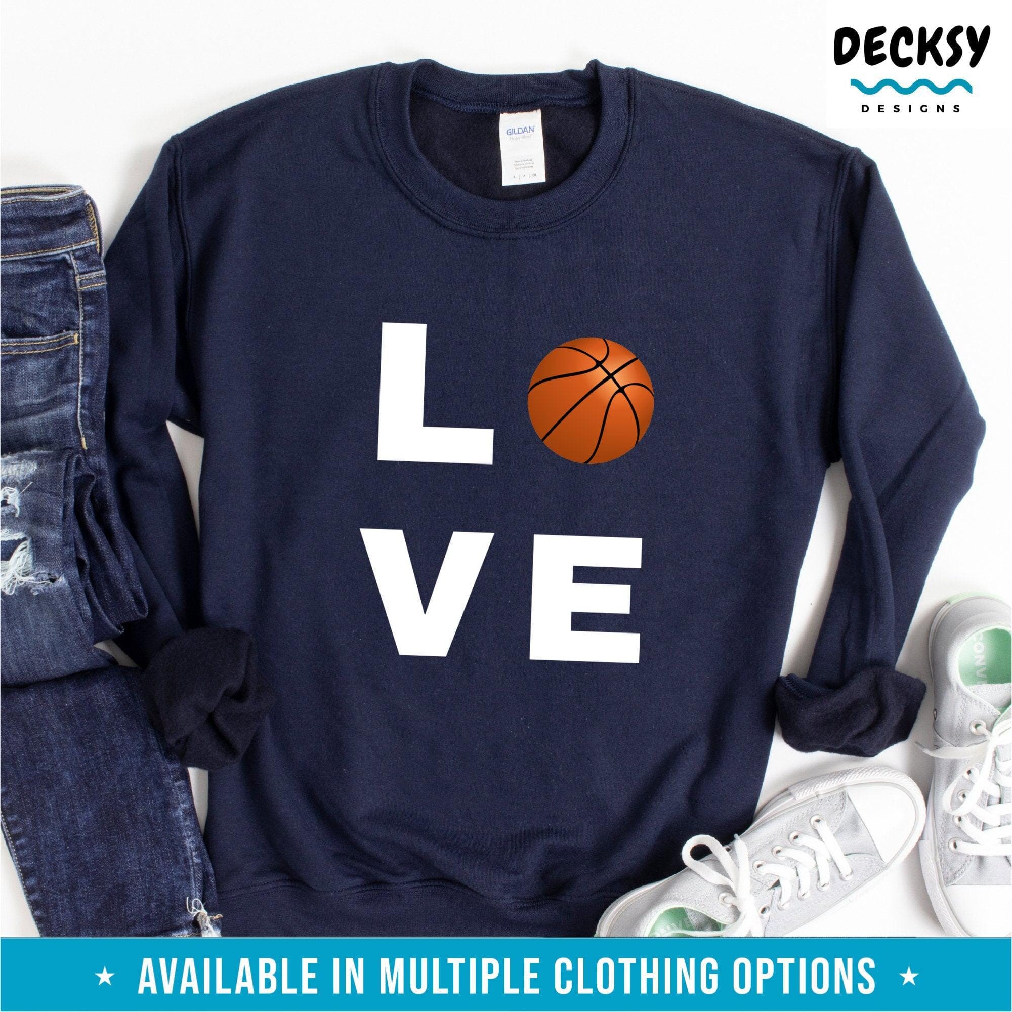 Basketball Lover Shirt, Funny Basketball Player Gift-Clothing:Gender-Neutral Adult Clothing:Tops & Tees:T-shirts:Graphic Tees-DecksyDesigns