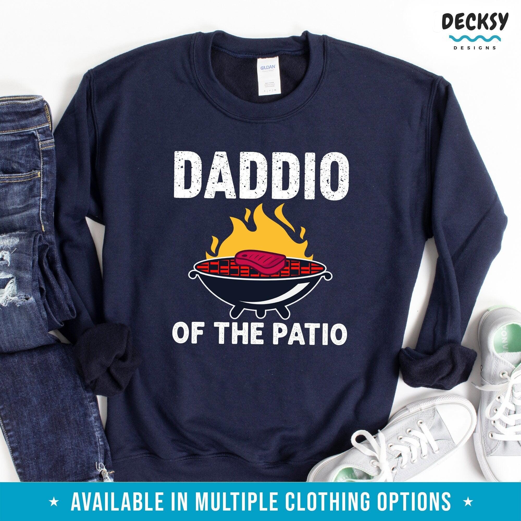 Bbq Dad Shirt, Barbecue Gifts Men-Clothing:Gender-Neutral Adult Clothing:Tops & Tees:T-shirts:Graphic Tees-DecksyDesigns
