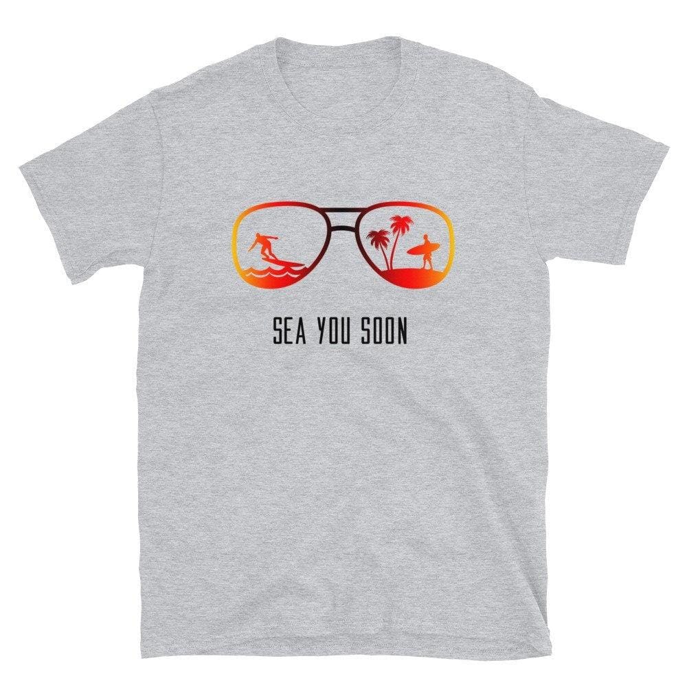 Beach Life Shirt, Funny Surfer Gift-Clothing:Gender-Neutral Adult Clothing:Tops & Tees:T-shirts:Graphic Tees-DecksyDesigns