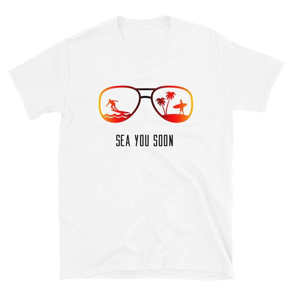 Beach Life Shirt, Funny Surfer Gift-Clothing:Gender-Neutral Adult Clothing:Tops & Tees:T-shirts:Graphic Tees-DecksyDesigns