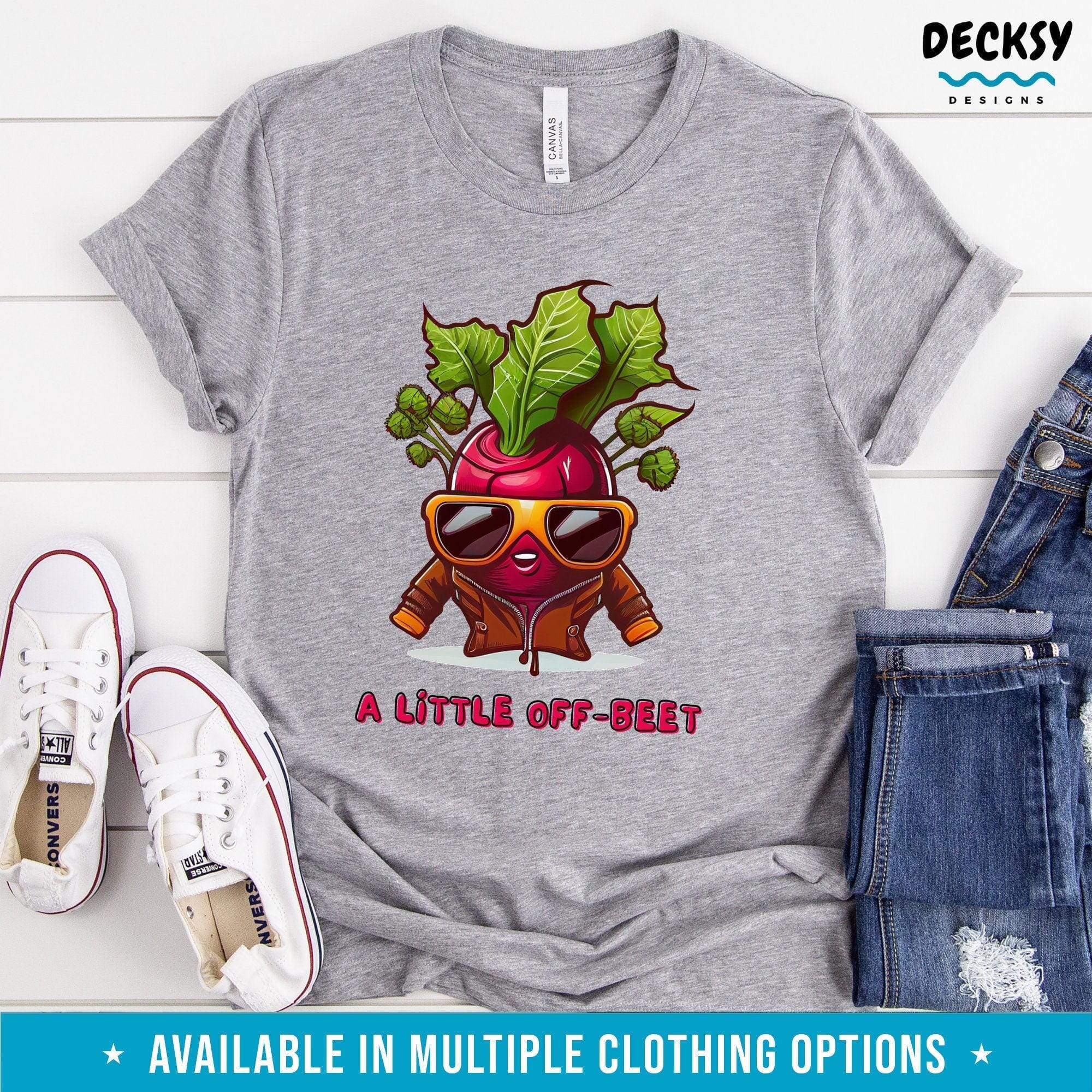Beet T Shirt, Vegan Gift-Clothing:Gender-Neutral Adult Clothing:Tops & Tees:T-shirts:Graphic Tees-DecksyDesigns