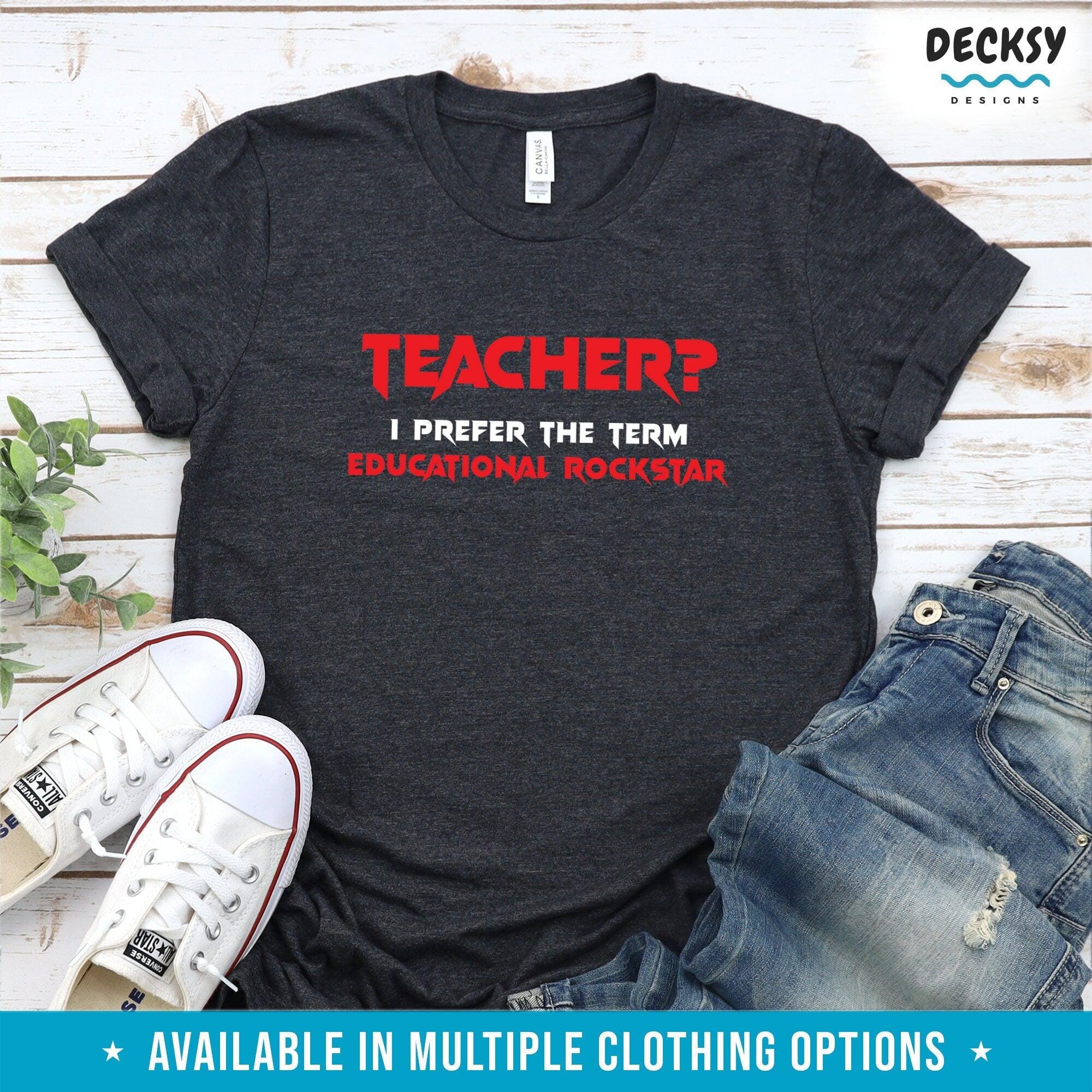 Best Teacher T-Shirt, Teaching Life Gift-Clothing:Gender-Neutral Adult Clothing:Tops & Tees:T-shirts:Graphic Tees-DecksyDesigns