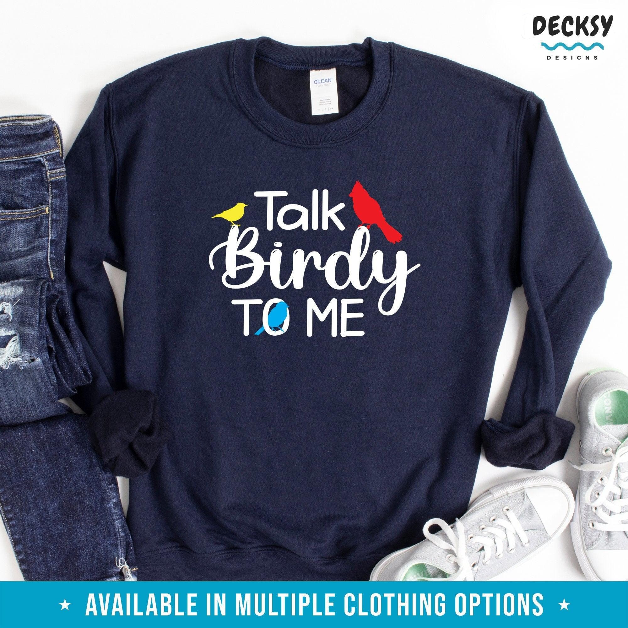 Bird Lover Shirt, Ornithologist Gift-Clothing:Gender-Neutral Adult Clothing:Tops & Tees:T-shirts:Graphic Tees-DecksyDesigns