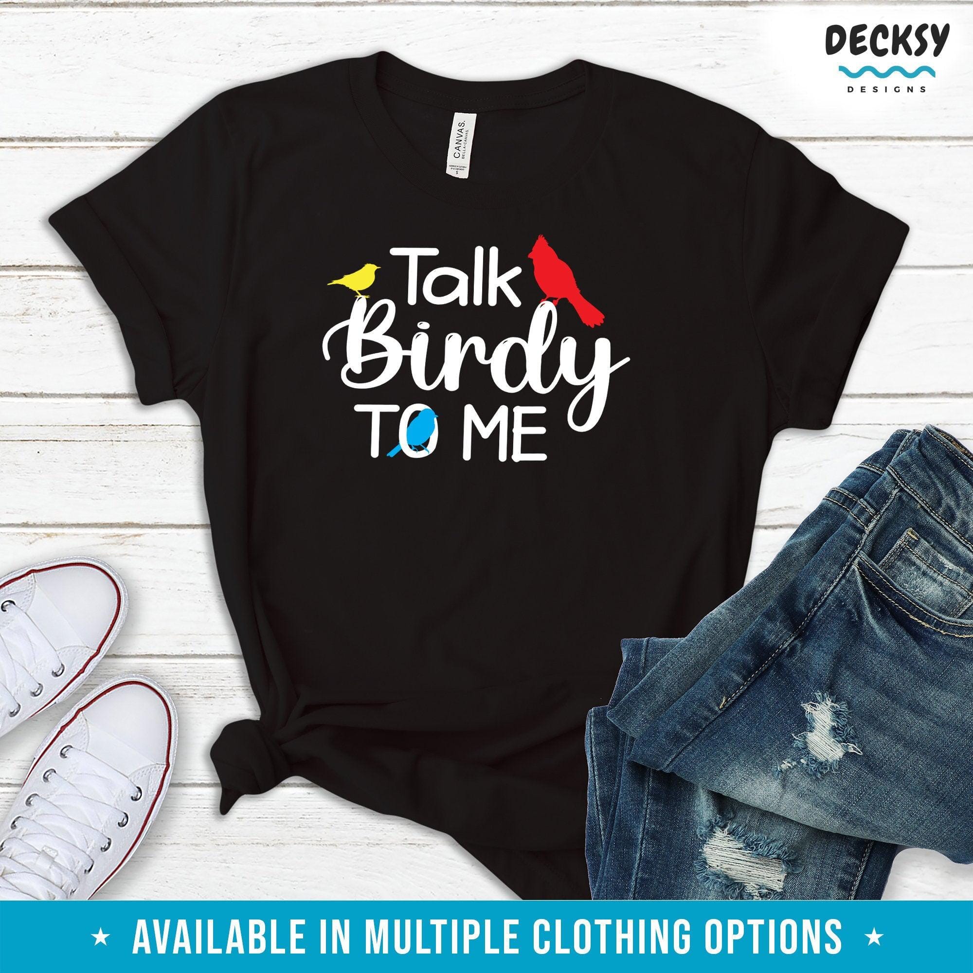 Bird Lover Shirt, Ornithologist Gift-Clothing:Gender-Neutral Adult Clothing:Tops & Tees:T-shirts:Graphic Tees-DecksyDesigns