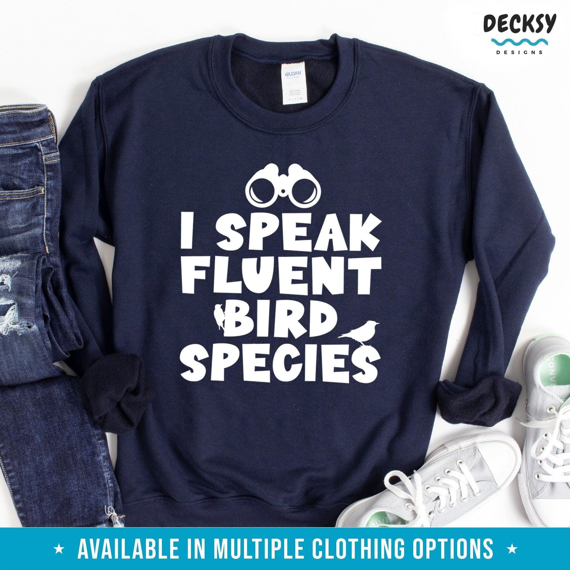 Bird Shirt, Gift For Bird Lover-Clothing:Gender-Neutral Adult Clothing:Tops & Tees:T-shirts:Graphic Tees-DecksyDesigns