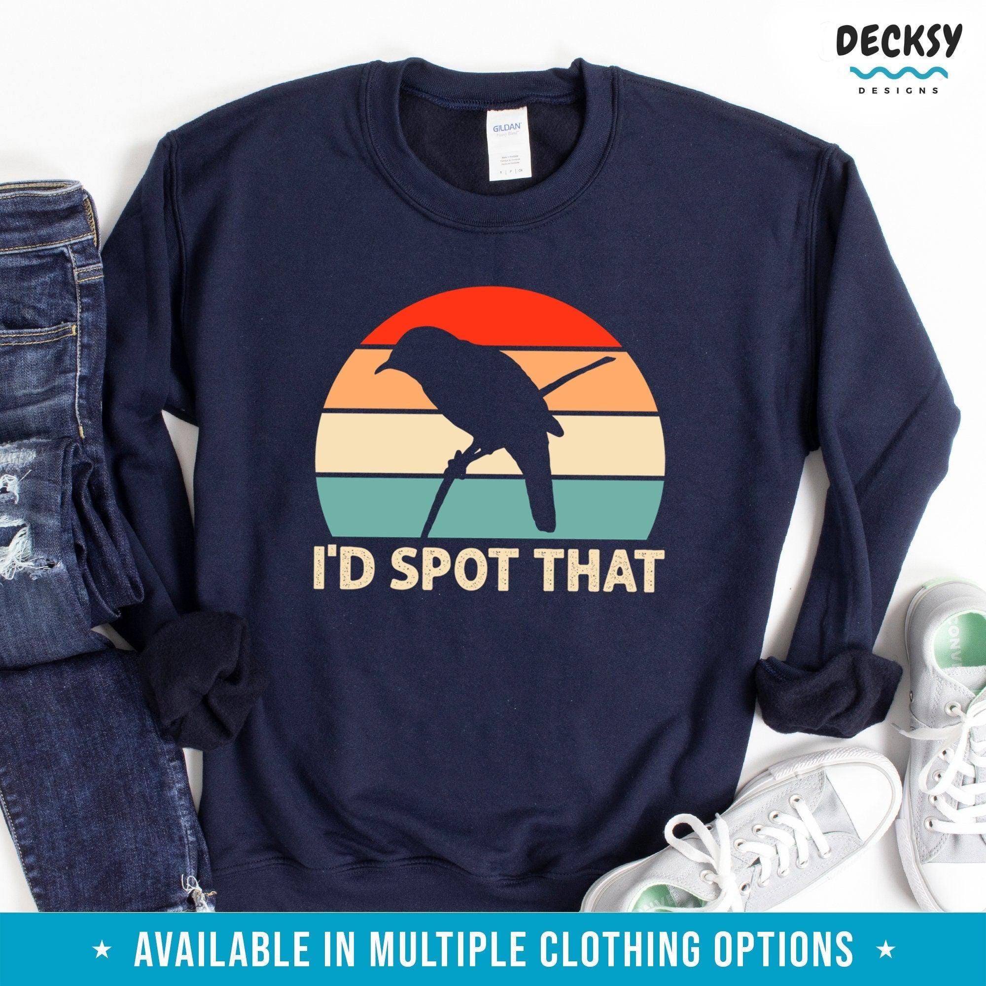 Birdwatching Shirt, Bird Lover Gift-Clothing:Gender-Neutral Adult Clothing:Tops & Tees:T-shirts:Graphic Tees-DecksyDesigns