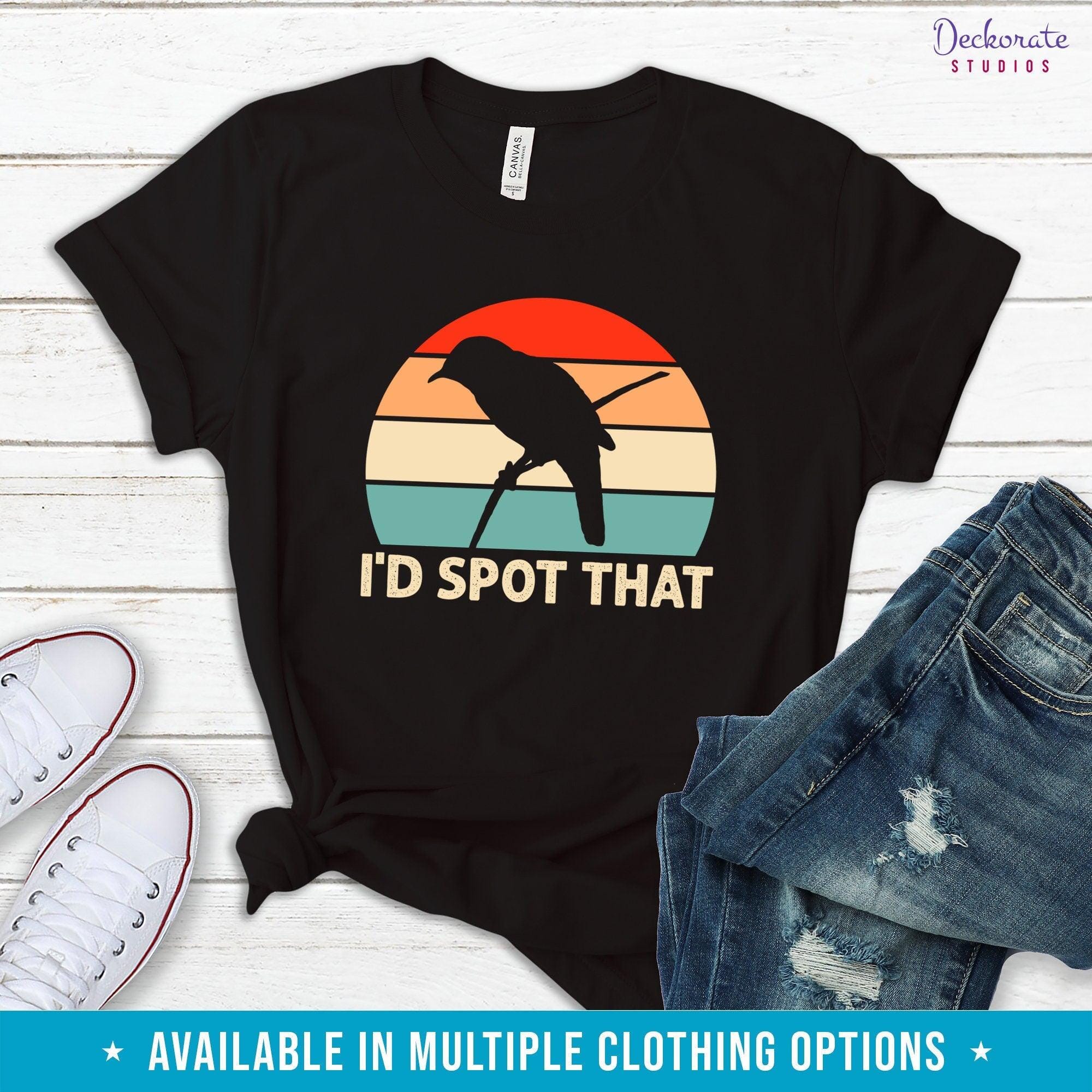Birdwatching Shirt, Bird Lover Gift-Clothing:Gender-Neutral Adult Clothing:Tops & Tees:T-shirts:Graphic Tees-DecksyDesigns