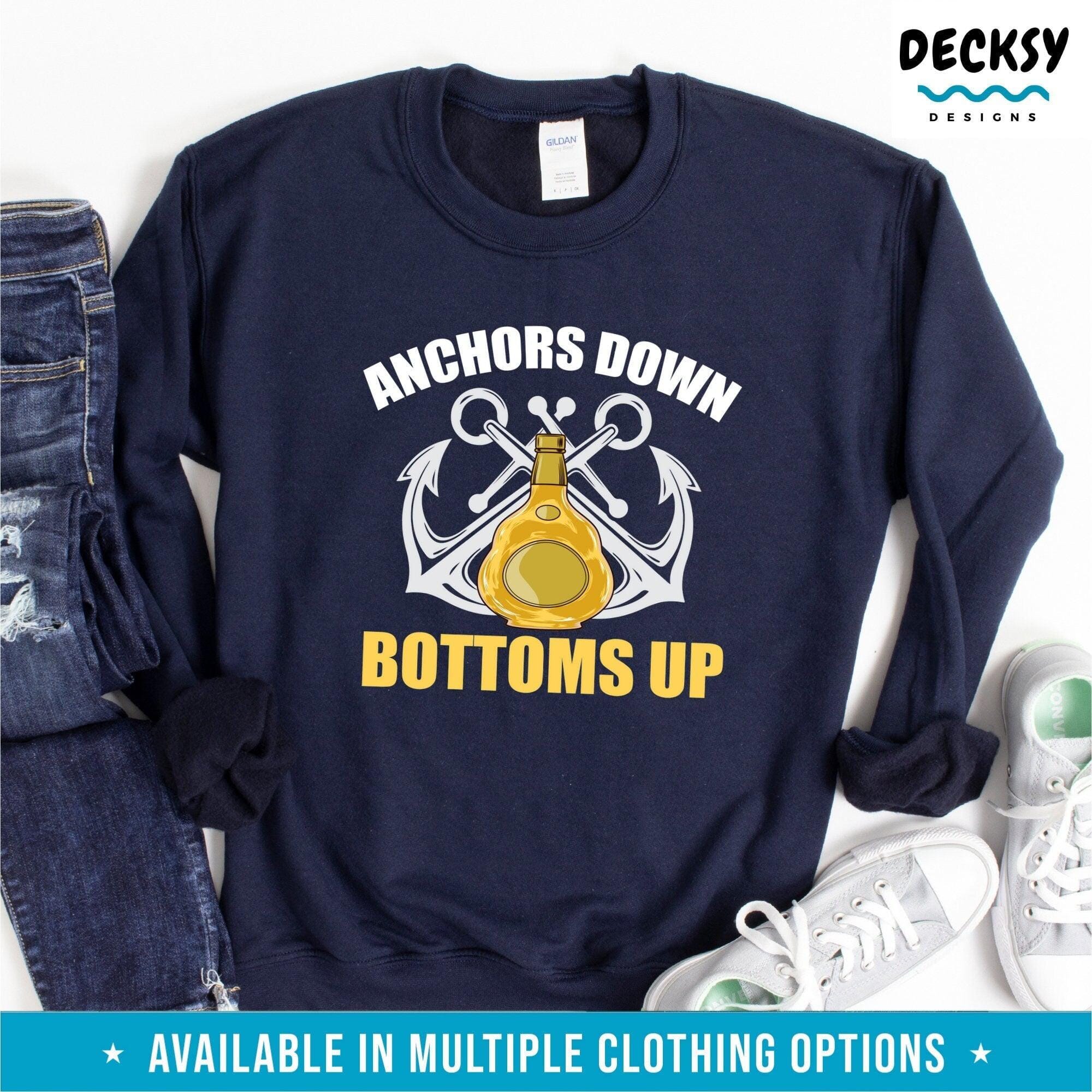 Boat Drinking Shirt, Sailing Lover Gift-Clothing:Gender-Neutral Adult Clothing:Tops & Tees:T-shirts:Graphic Tees-DecksyDesigns