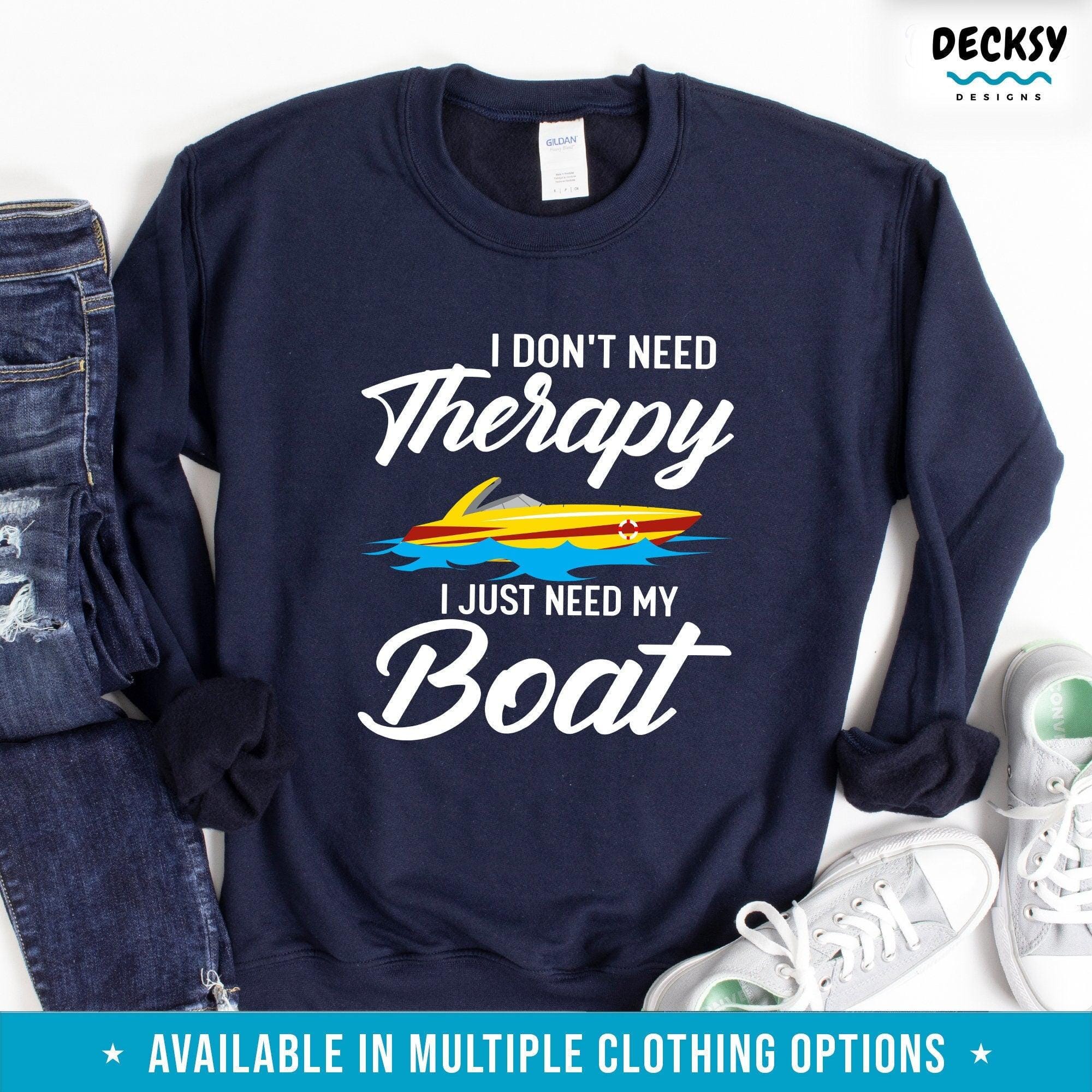 Boat Lover Shirt, Boating Gift-Clothing:Gender-Neutral Adult Clothing:Tops & Tees:T-shirts:Graphic Tees-DecksyDesigns
