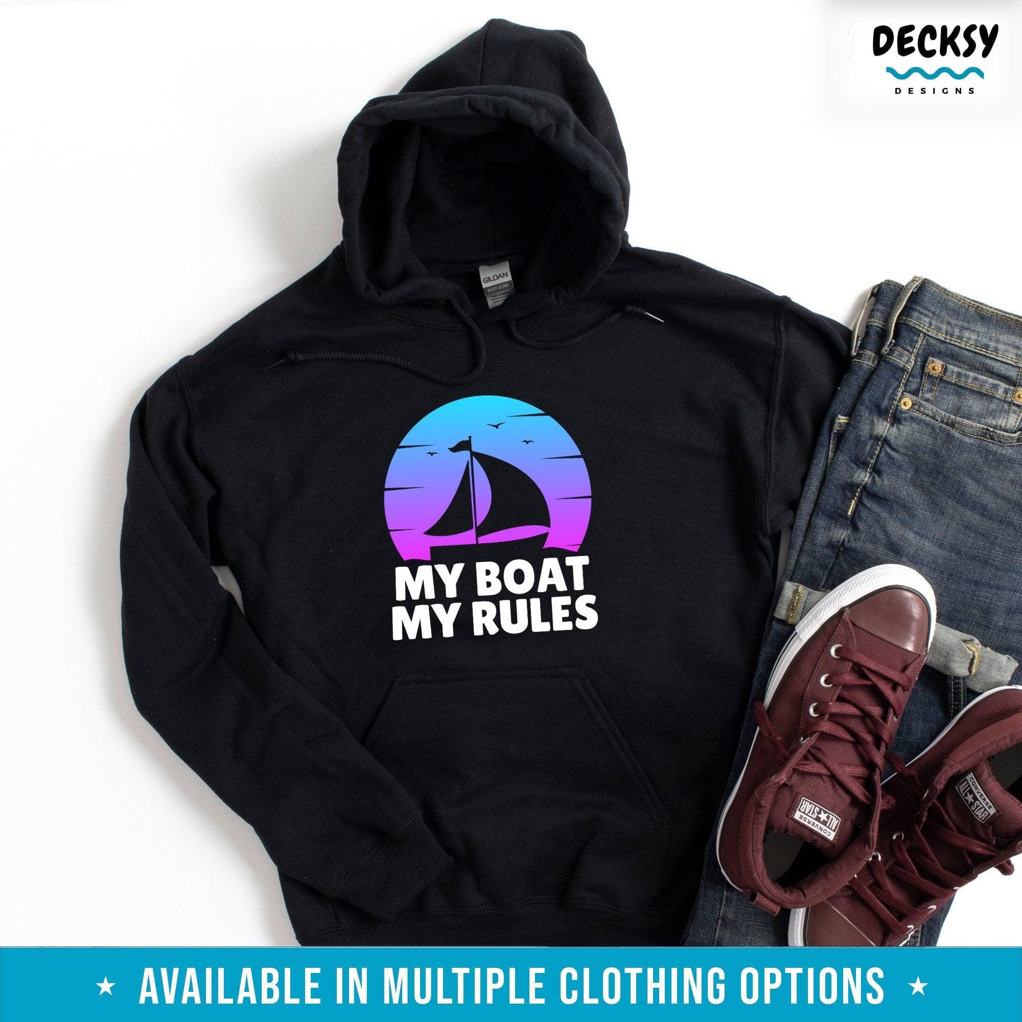 Boat Owner Shirt, Gift For Boat Lover-Clothing:Gender-Neutral Adult Clothing:Tops & Tees:T-shirts:Graphic Tees-DecksyDesigns