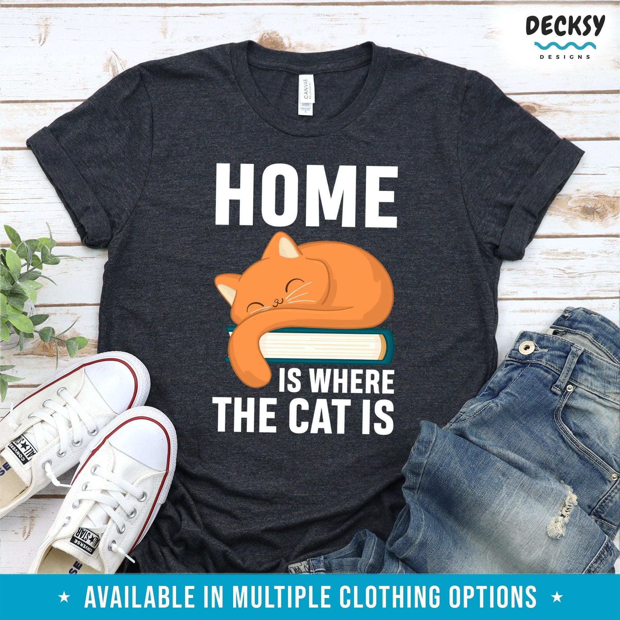 Cat Lover T-Shirt, Gift For Cat Owner-Clothing:Gender-Neutral Adult Clothing:Tops & Tees:T-shirts:Graphic Tees-DecksyDesigns