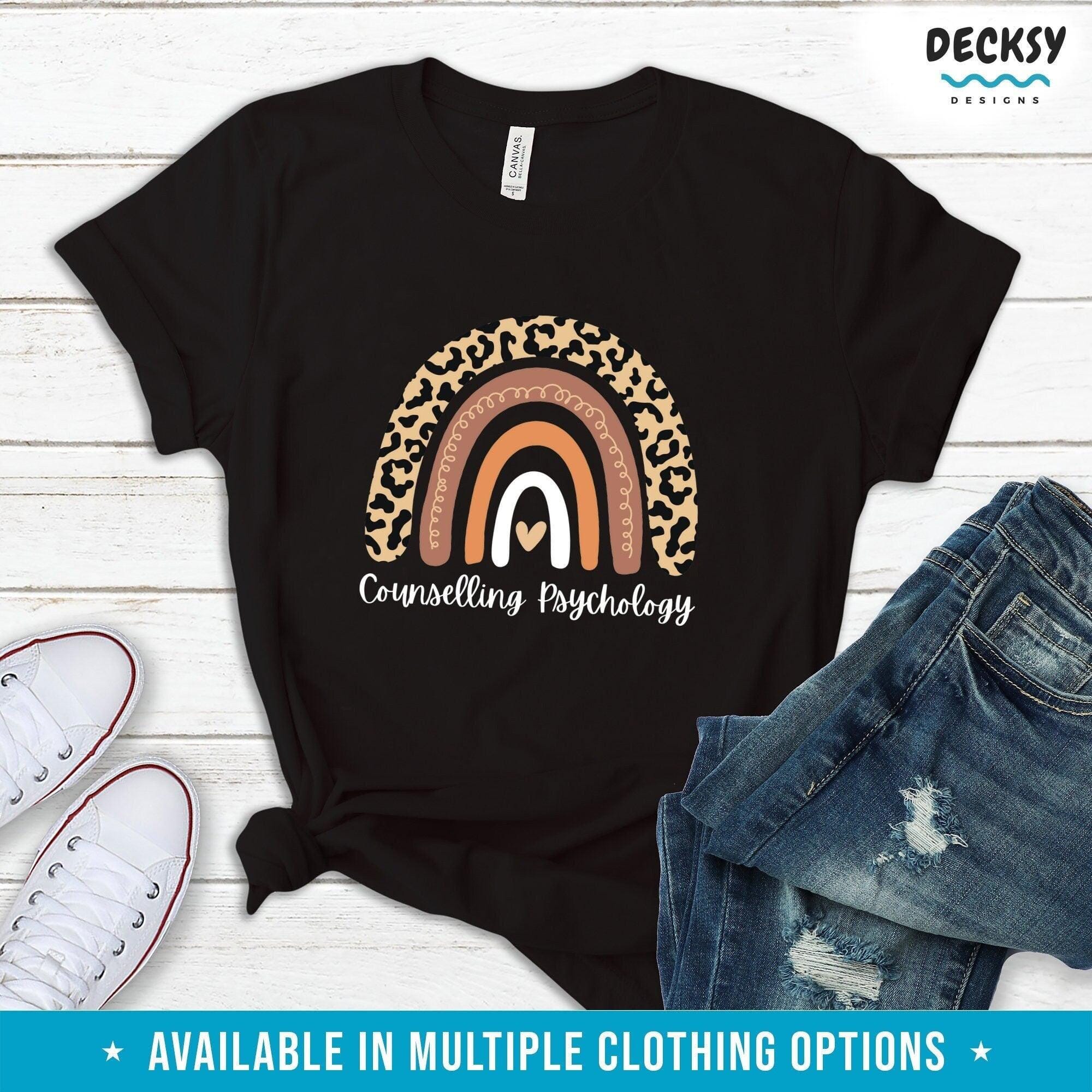 Counselling Psychology Shirt, Mental Health Worker Gift-Clothing:Gender-Neutral Adult Clothing:Tops & Tees:T-shirts:Graphic Tees-DecksyDesigns