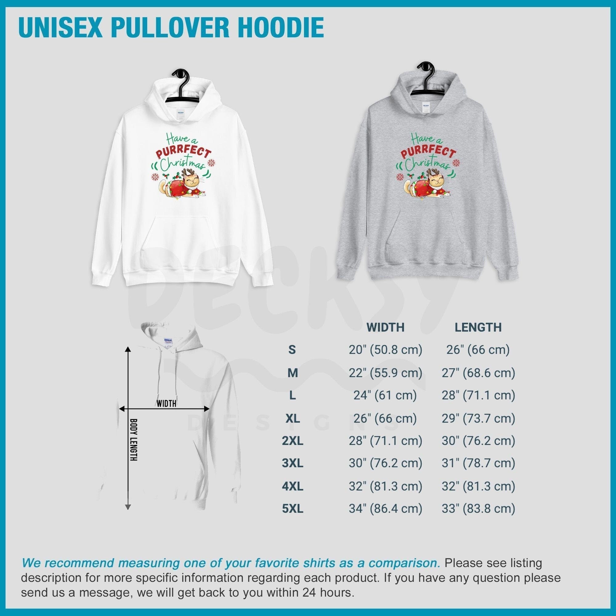 Cute Christmas Cat Shirt, Gift for Cat Owner-Clothing:Gender-Neutral Adult Clothing:Tops & Tees:T-shirts:Graphic Tees-DecksyDesigns
