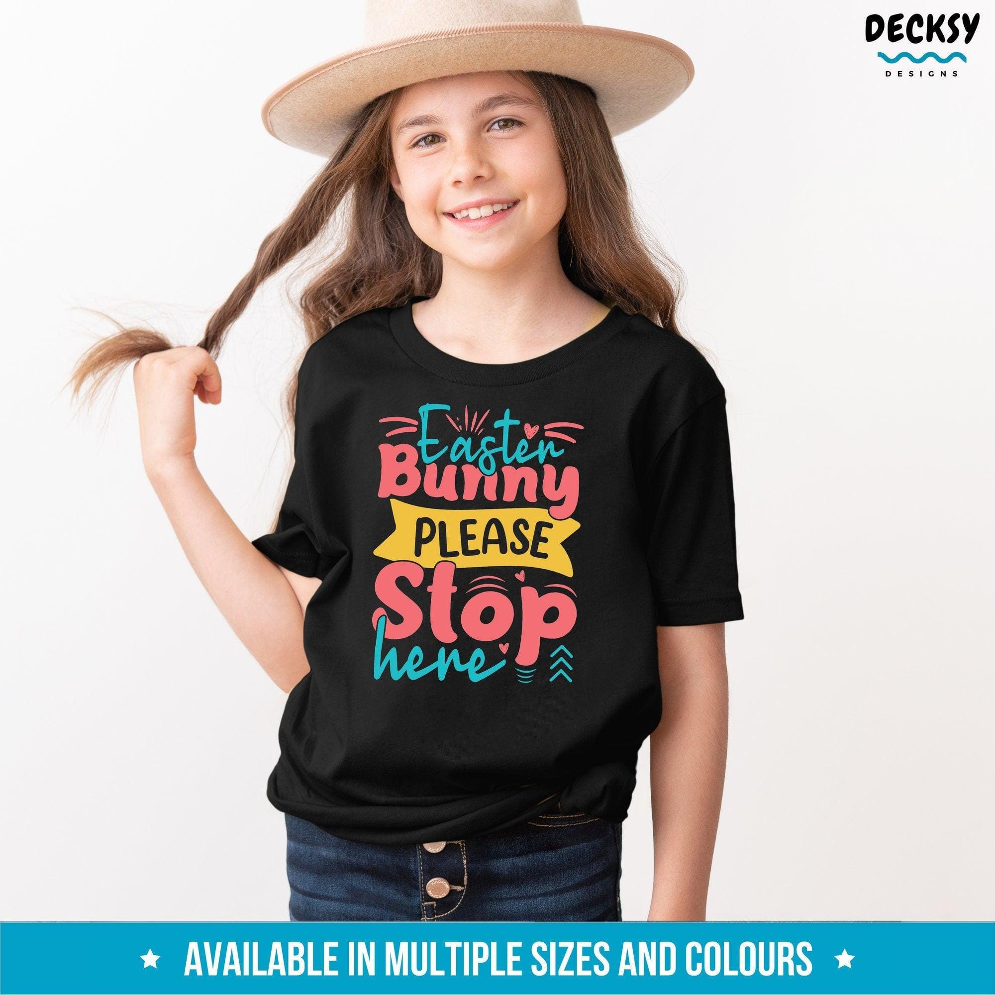 Cute Easter Bunny Shirts for Kids and Adults, Easter Day Gift-Clothing:Gender-Neutral Adult Clothing:Tops & Tees:T-shirts:Graphic Tees-DecksyDesigns