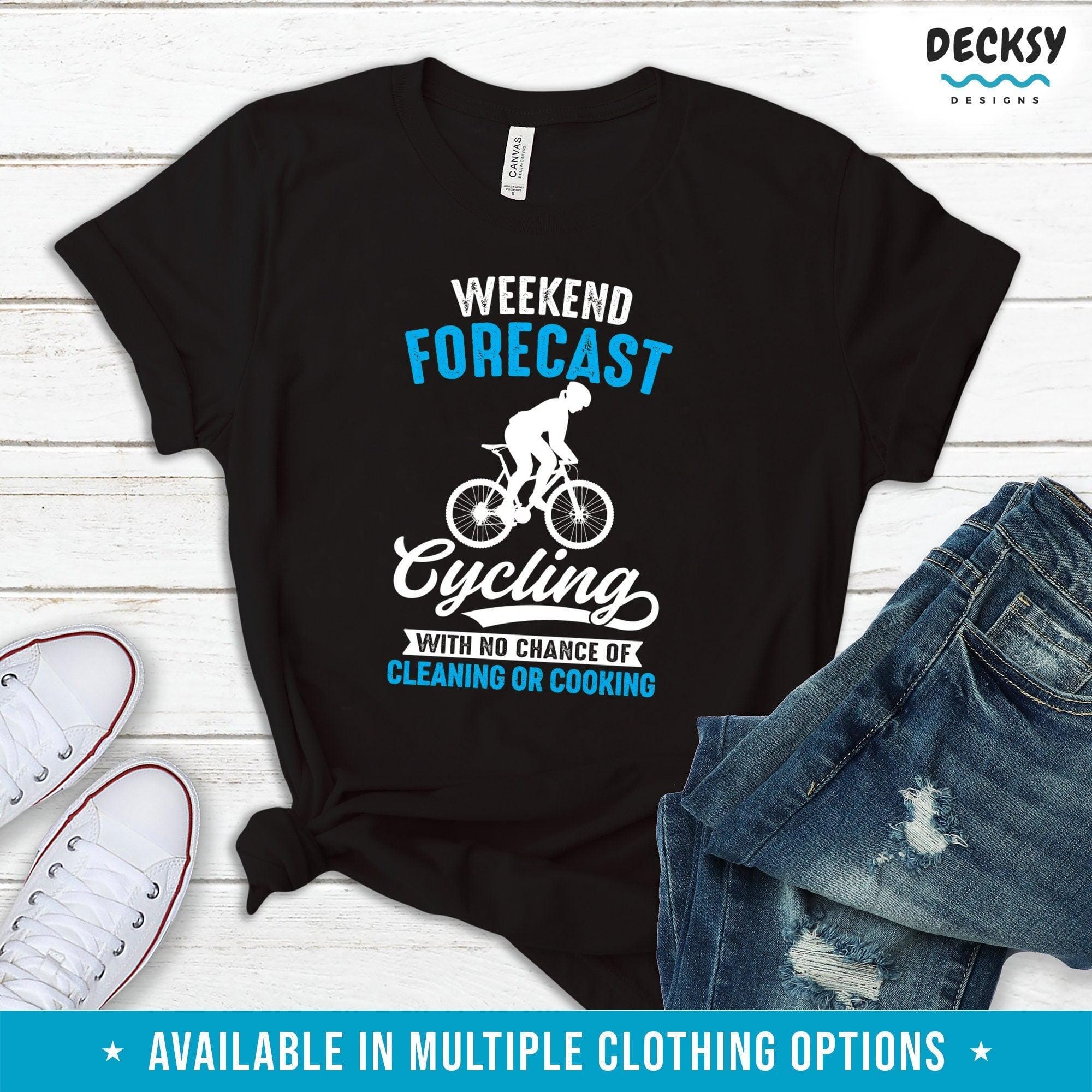 Cycling Shirt, Gift For Cyclists-Clothing:Gender-Neutral Adult Clothing:Tops & Tees:T-shirts:Graphic Tees-DecksyDesigns