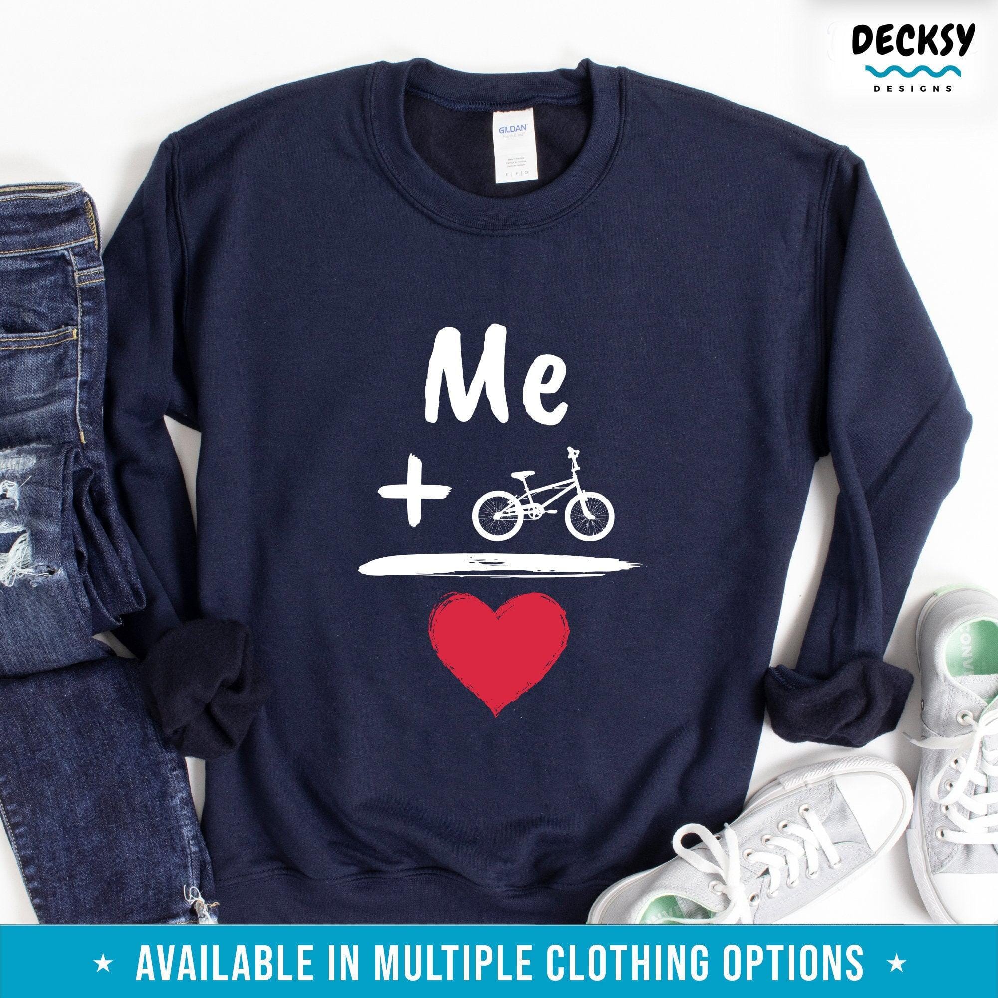 Cycling T Shirt, Bicycle Gift-Clothing:Gender-Neutral Adult Clothing:Tops & Tees:T-shirts:Graphic Tees-DecksyDesigns