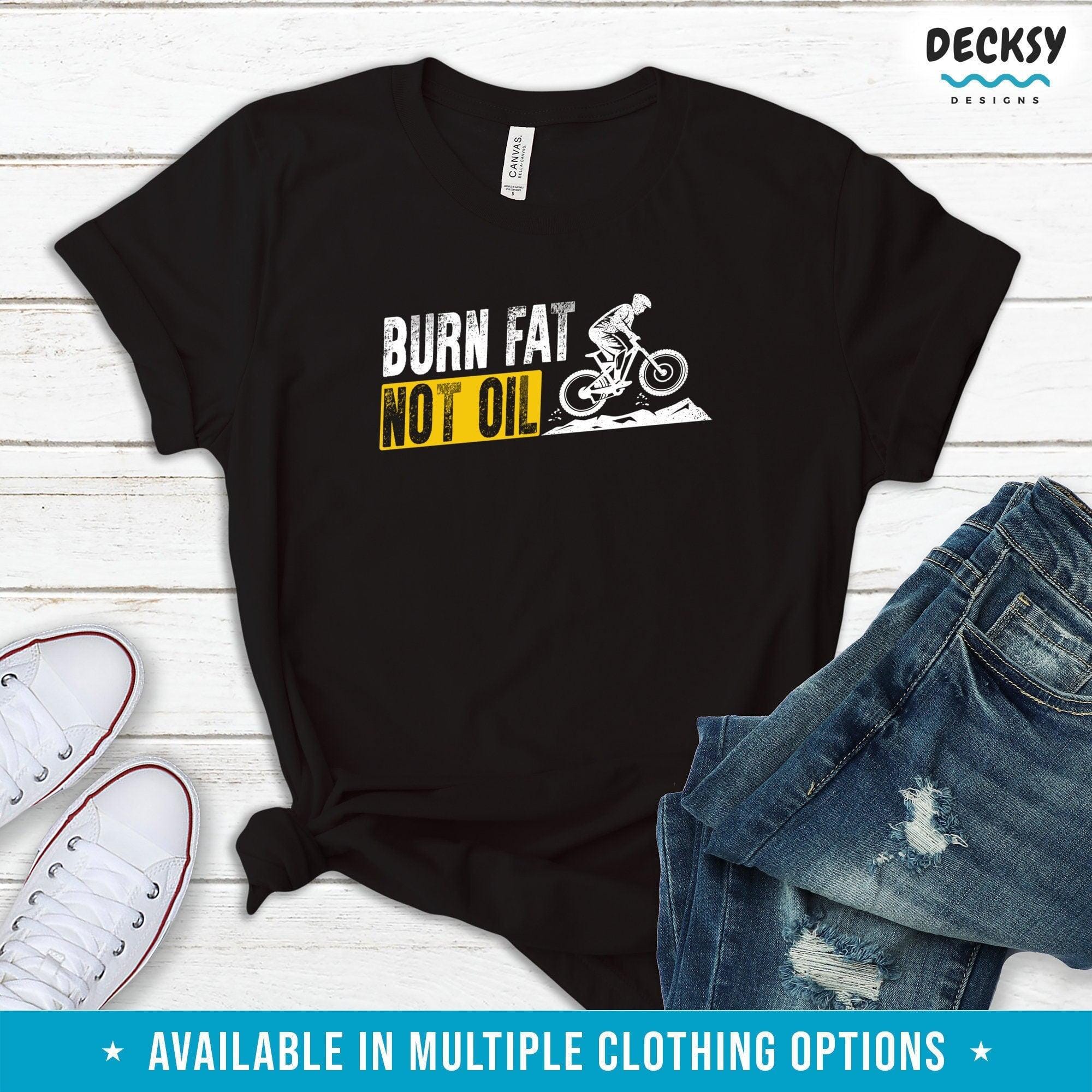 Cyclist Shirt for Men, Environmental Gift-Clothing:Gender-Neutral Adult Clothing:Tops & Tees:T-shirts:Graphic Tees-DecksyDesigns
