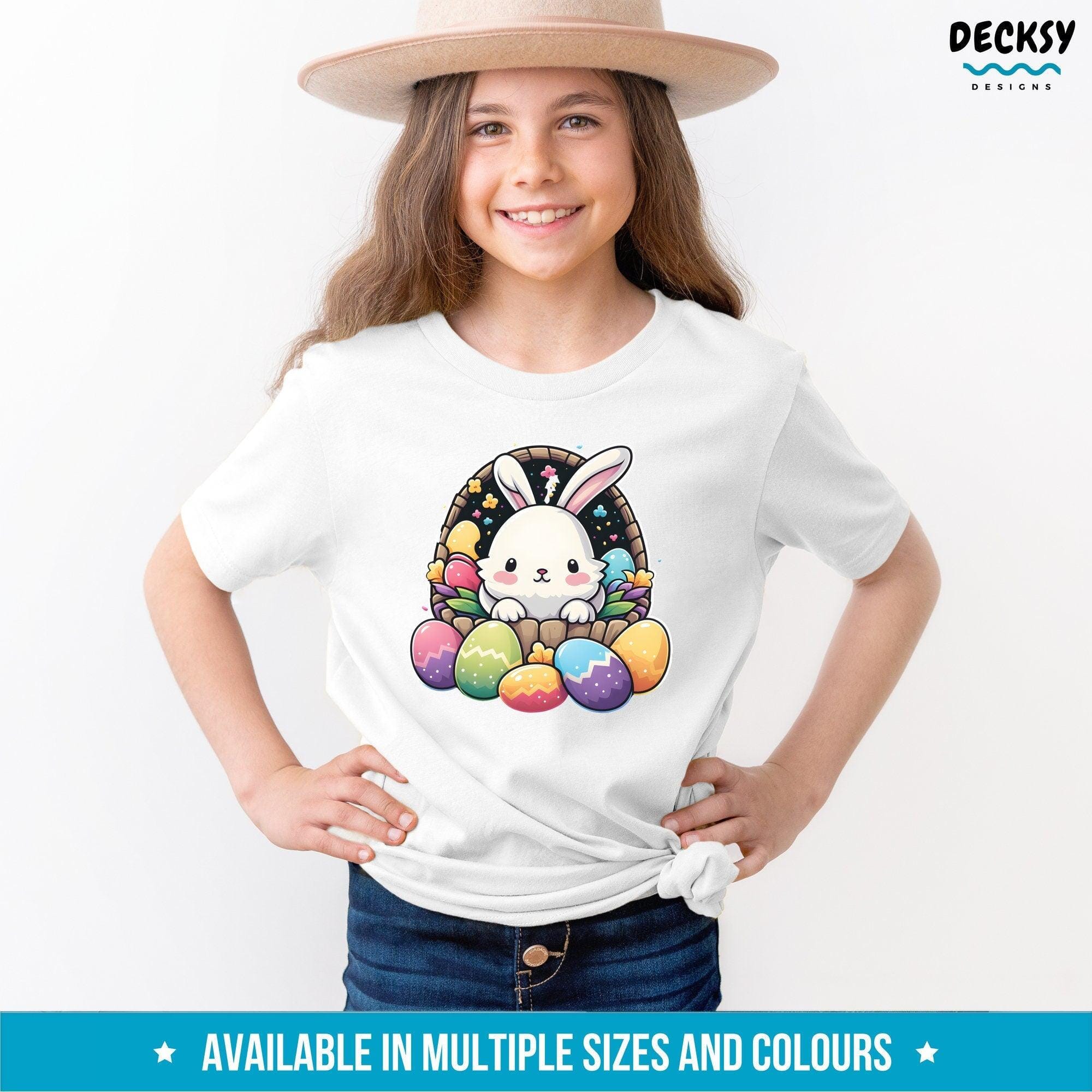 Easter Bunny Shirt, Kids Easter Gift-Clothing:Gender-Neutral Adult Clothing:Tops & Tees:T-shirts:Graphic Tees-DecksyDesigns