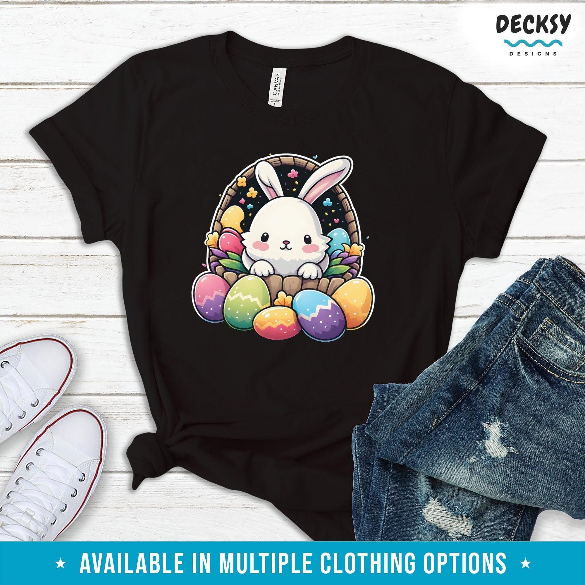 Easter Bunny Shirt, Kids Easter Gift-Clothing:Gender-Neutral Adult Clothing:Tops & Tees:T-shirts:Graphic Tees-DecksyDesigns