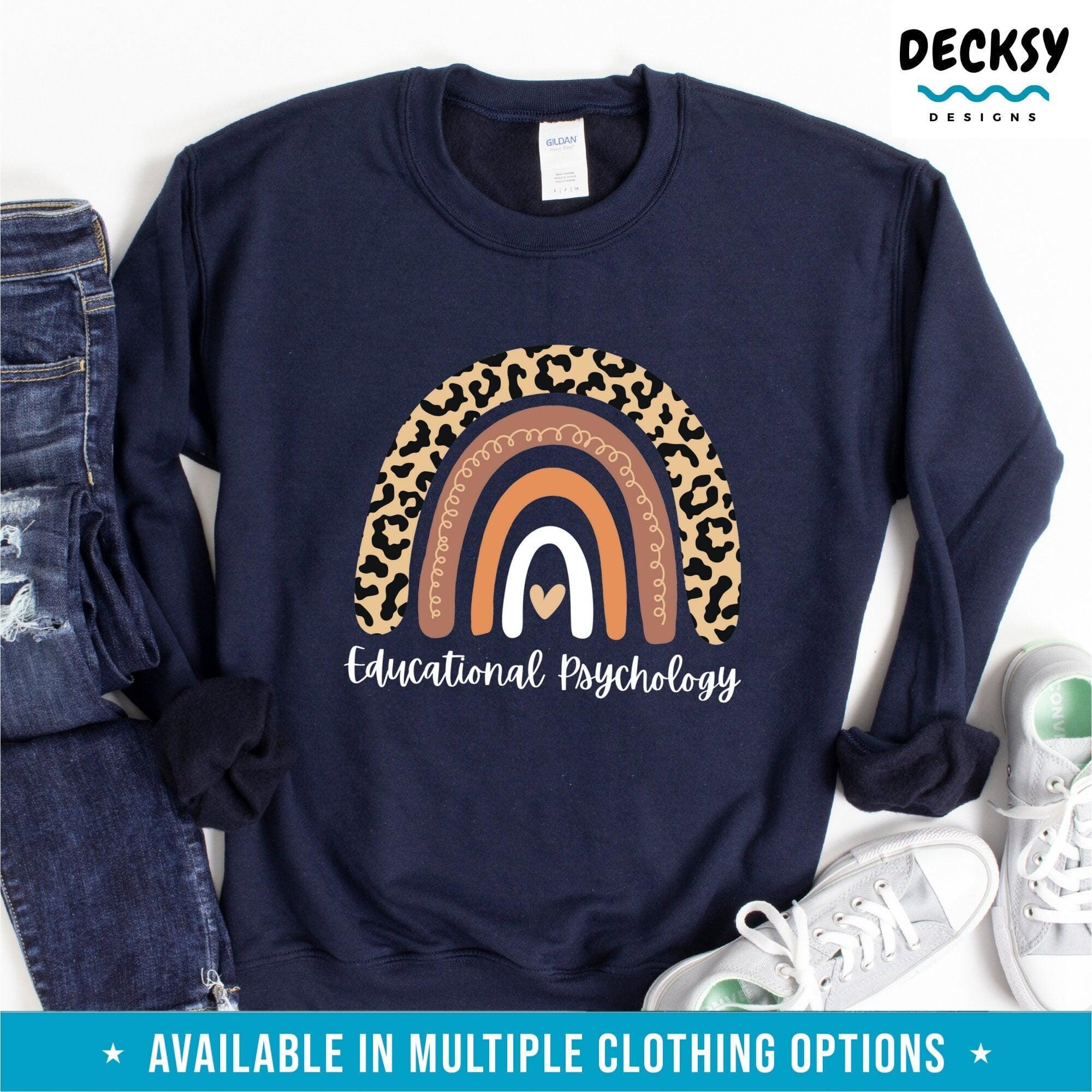 Educational Psychology Shirt, School Psychologist Gift-Clothing:Gender-Neutral Adult Clothing:Tops & Tees:T-shirts:Graphic Tees-DecksyDesigns
