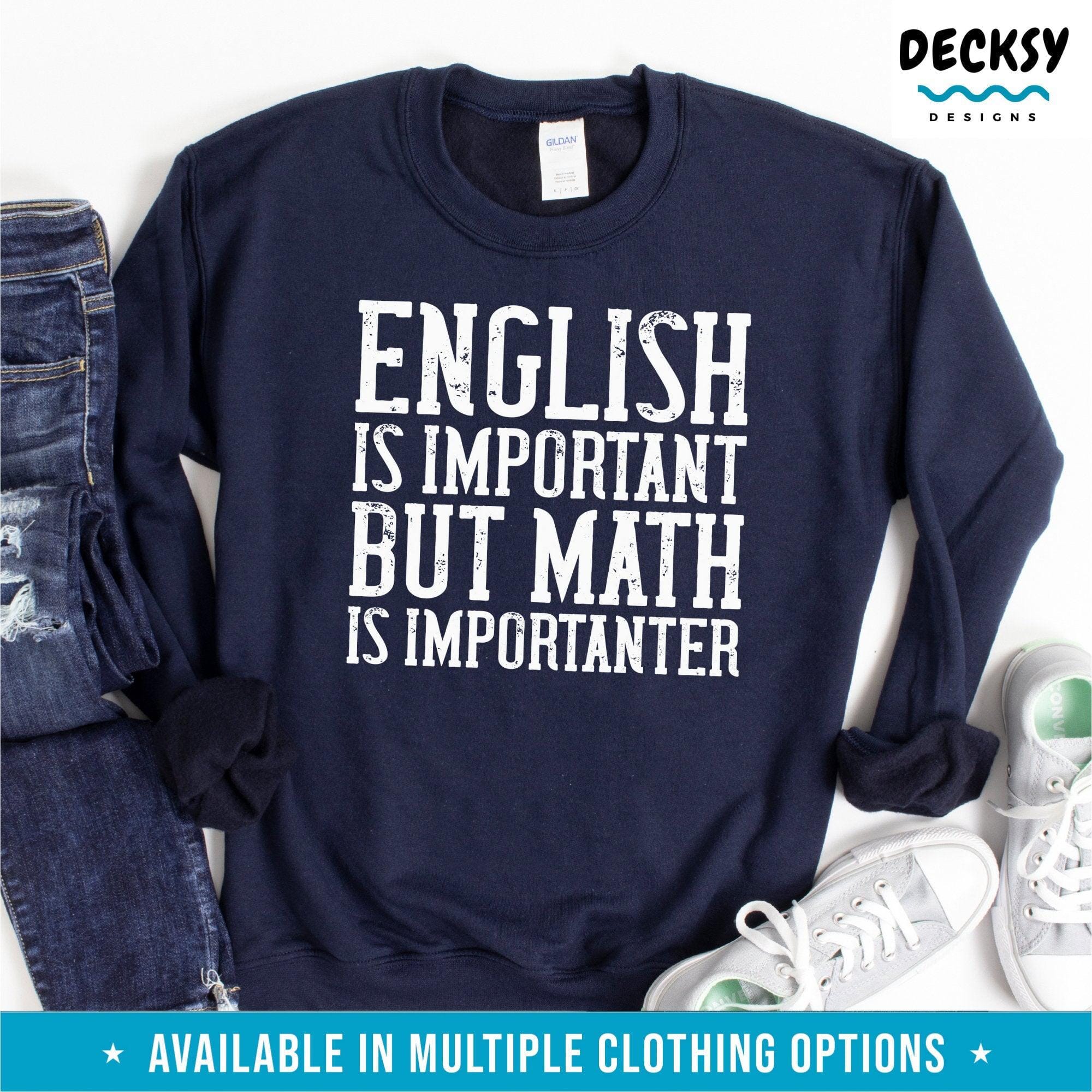 English Tshirt, Teacher Appreciation Gift-Clothing:Gender-Neutral Adult Clothing:Tops & Tees:T-shirts:Graphic Tees-DecksyDesigns