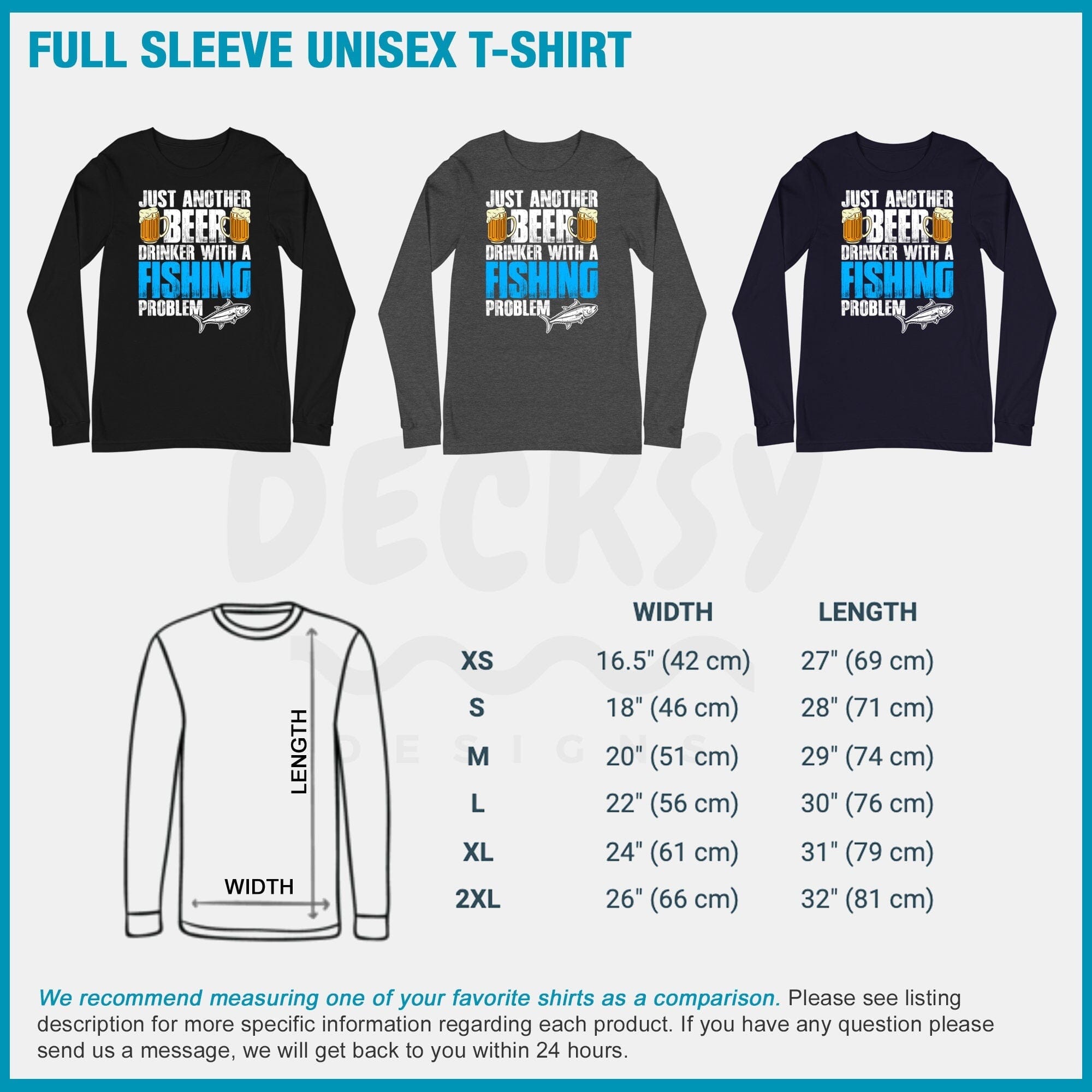 Fishing Shirt, Fisherman Gift-Clothing:Gender-Neutral Adult Clothing:Tops & Tees:T-shirts:Graphic Tees-DecksyDesigns