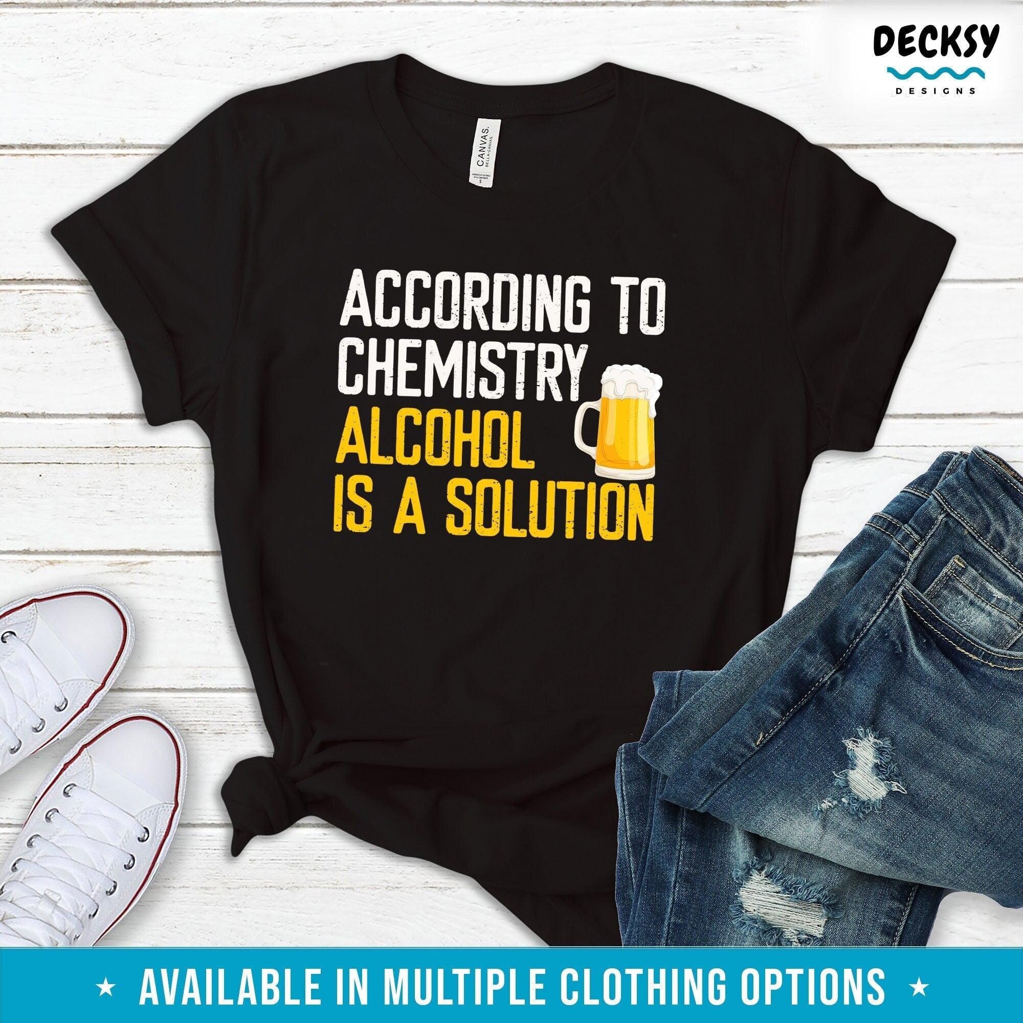 Funny Alcohol Shirt, Day Drinking Gift-Clothing:Gender-Neutral Adult Clothing:Tops & Tees:T-shirts:Graphic Tees-DecksyDesigns
