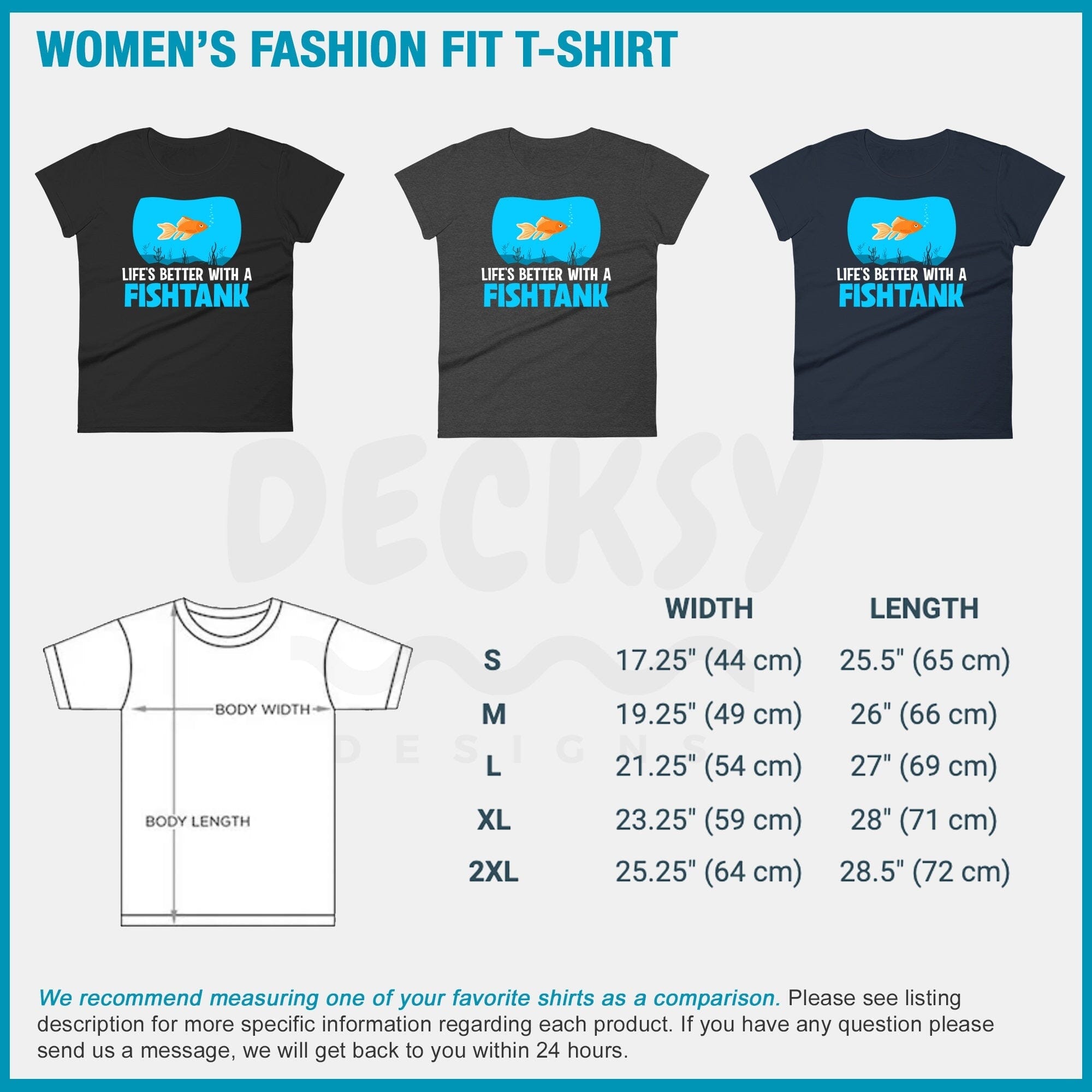 Funny Aquarium T-Shirt, Fish Collector Gift-Clothing:Gender-Neutral Adult Clothing:Tops & Tees:T-shirts:Graphic Tees-DecksyDesigns