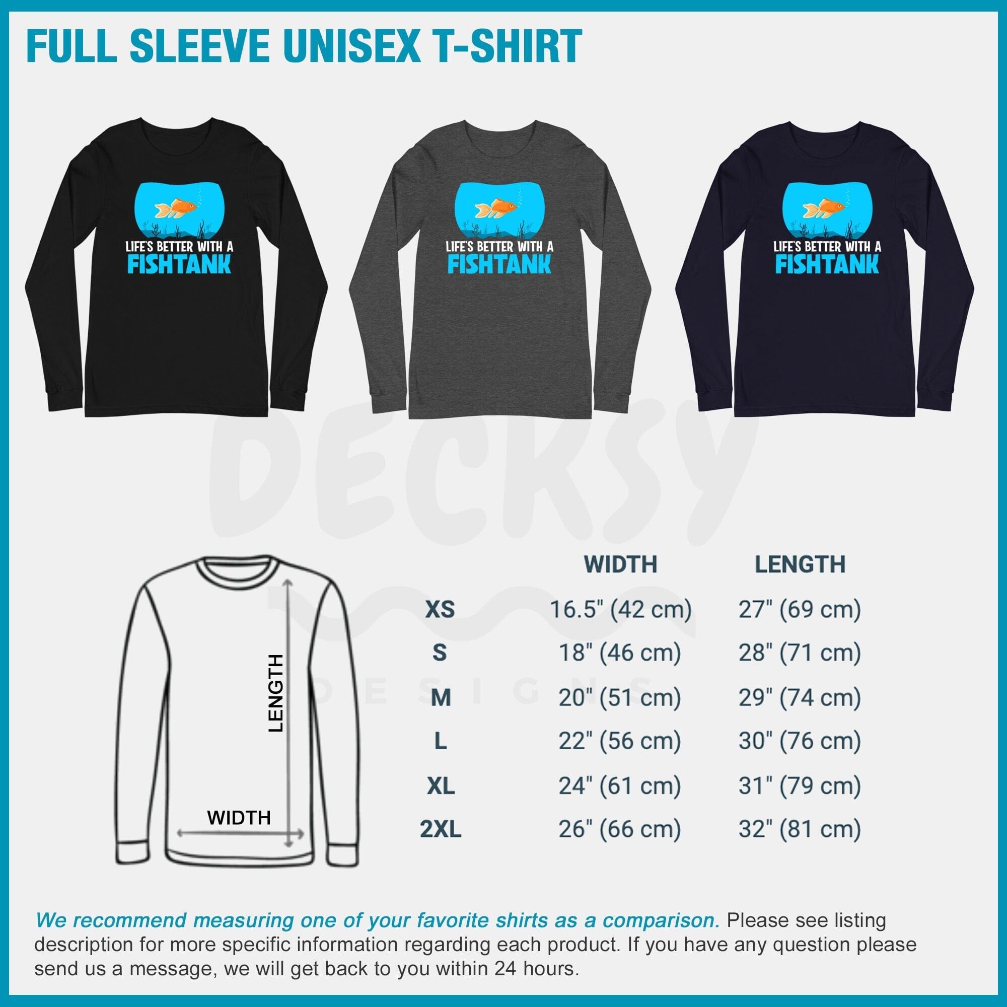 Funny Aquarium T-Shirt, Fish Collector Gift-Clothing:Gender-Neutral Adult Clothing:Tops & Tees:T-shirts:Graphic Tees-DecksyDesigns