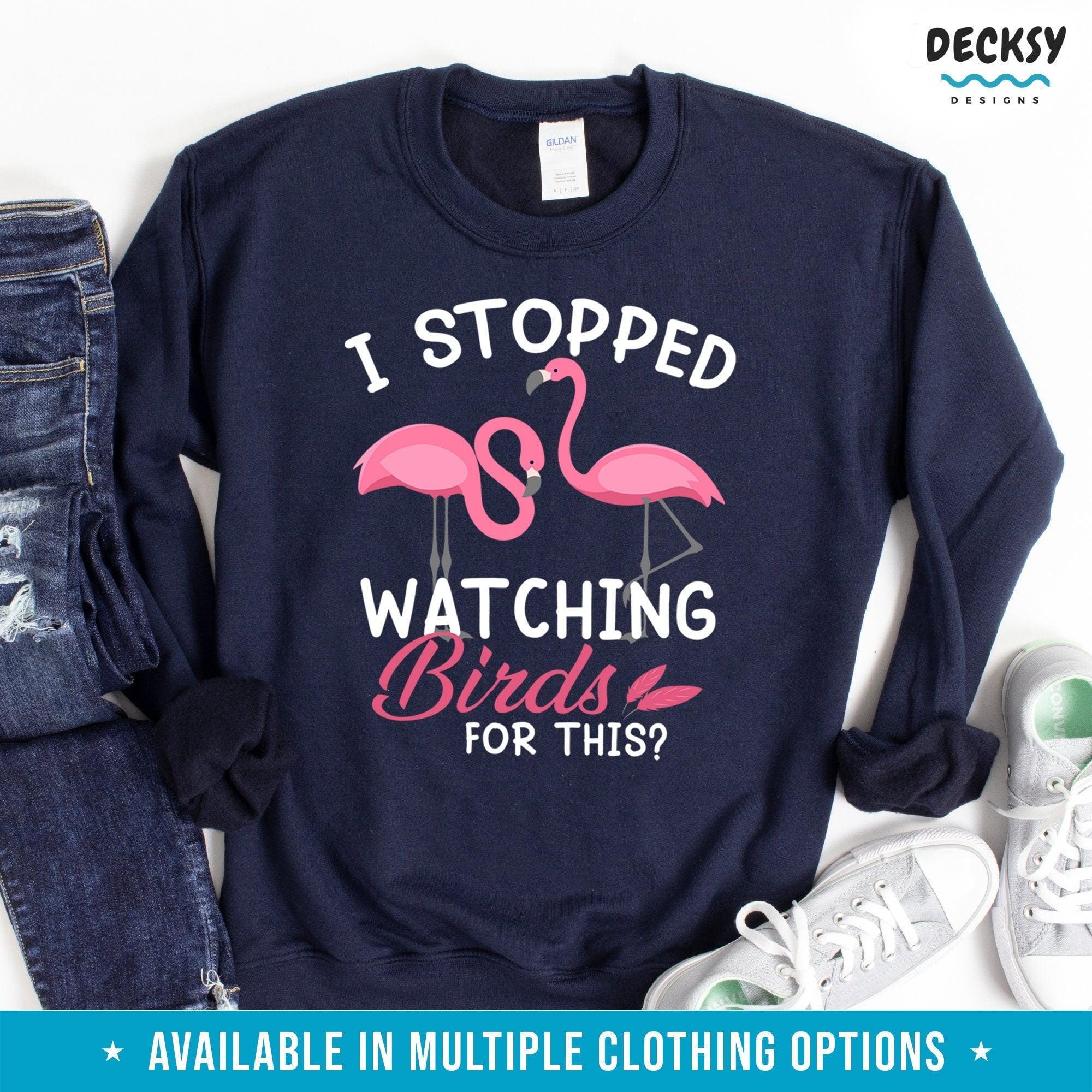 Funny Bird Shirt, Birdwatching Gift-Clothing:Gender-Neutral Adult Clothing:Tops & Tees:T-shirts:Graphic Tees-DecksyDesigns