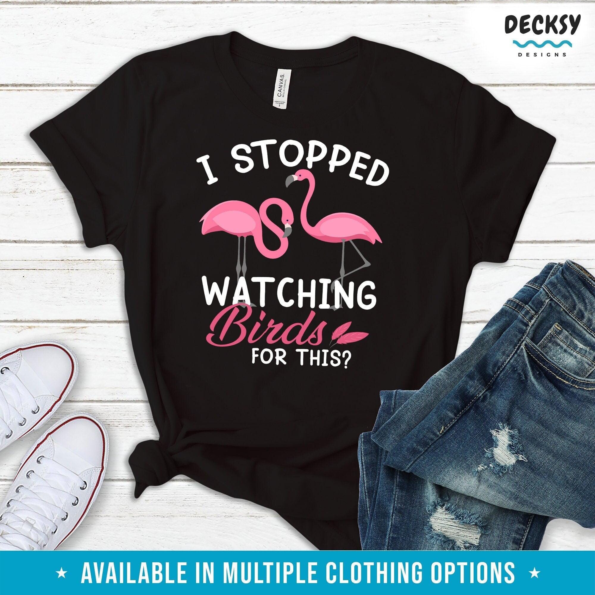 Funny Bird Shirt, Birdwatching Gift-Clothing:Gender-Neutral Adult Clothing:Tops & Tees:T-shirts:Graphic Tees-DecksyDesigns